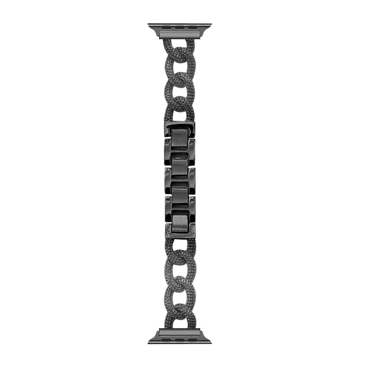 Apple-Watch-stalen-schakel-Chain-band-zwart-7440850340353-123watches-hoofdfoto