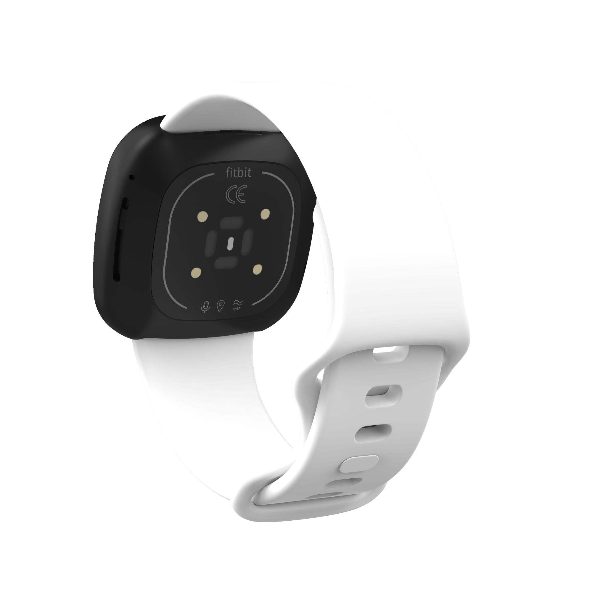 Fitbit Versa 3 / Sense sport band - wit