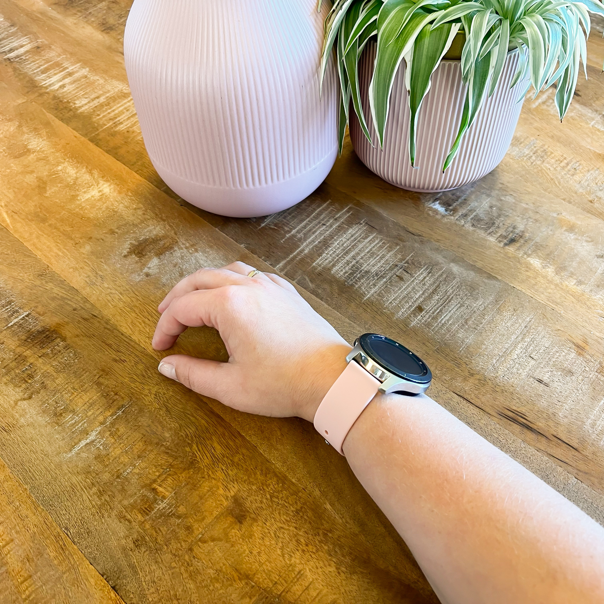 Samsung Galaxy Watch siliconen sport band - roze