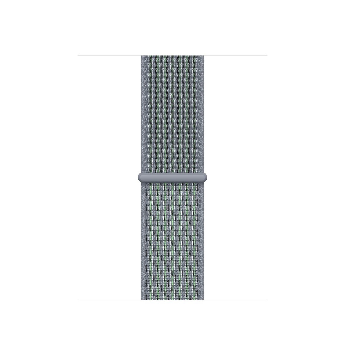 Apple Watch nylon geweven sport band  - obsidian mist