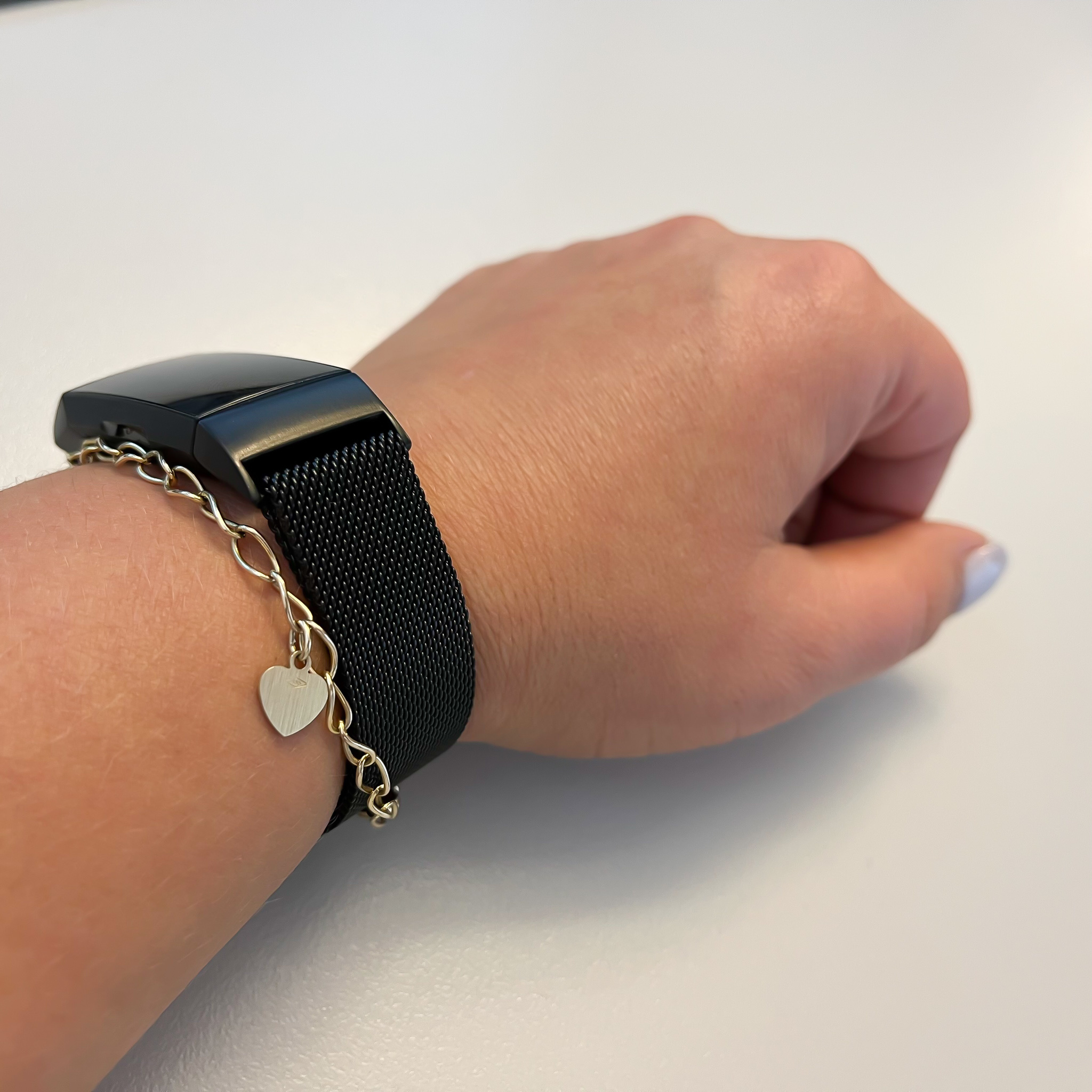Fitbit Charge 3 & 4 milanese band - zwart