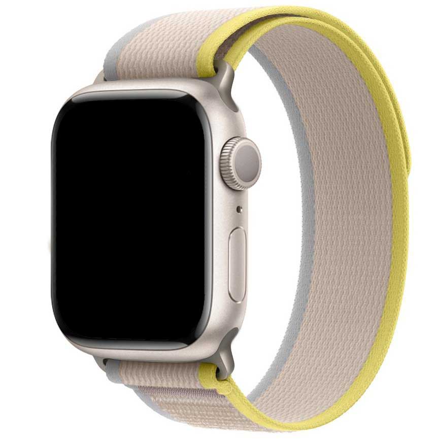 Apple-Watch-nylon-trail-band-geel-beige-7440850088026-123watches-hoofdfoto