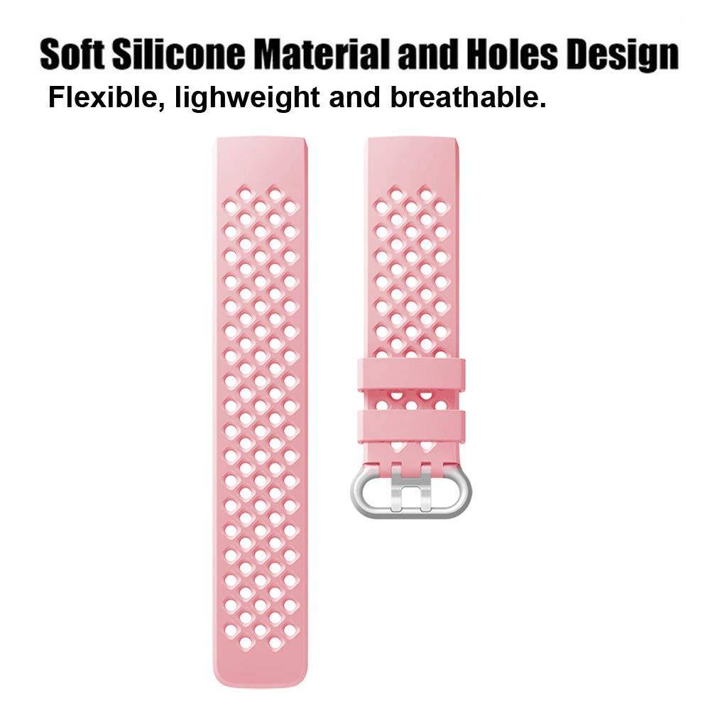 Fitbit Charge 3 & 4 sport point band - roze