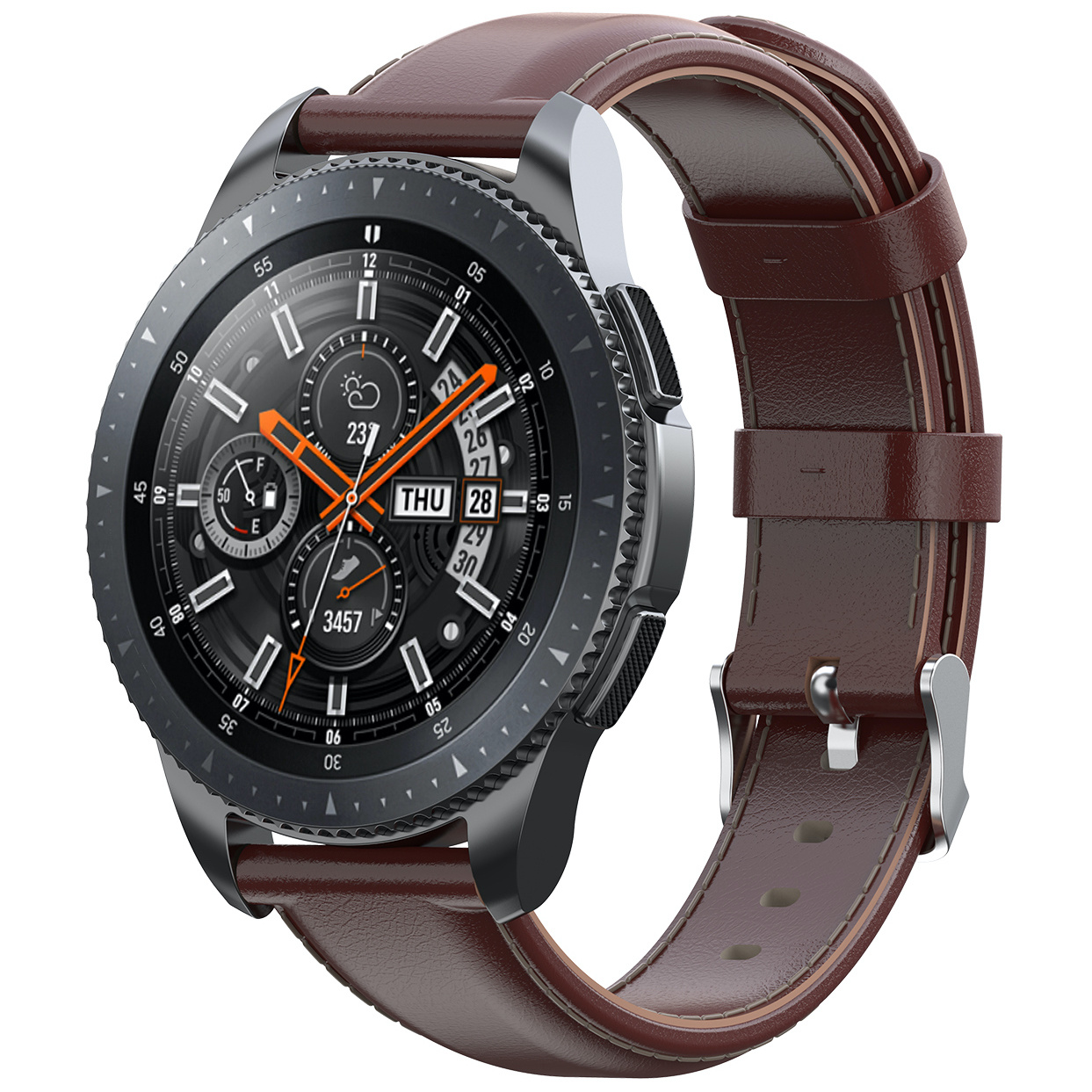 Garmin Vivoactive / Vivomove leren band - lichtbruin