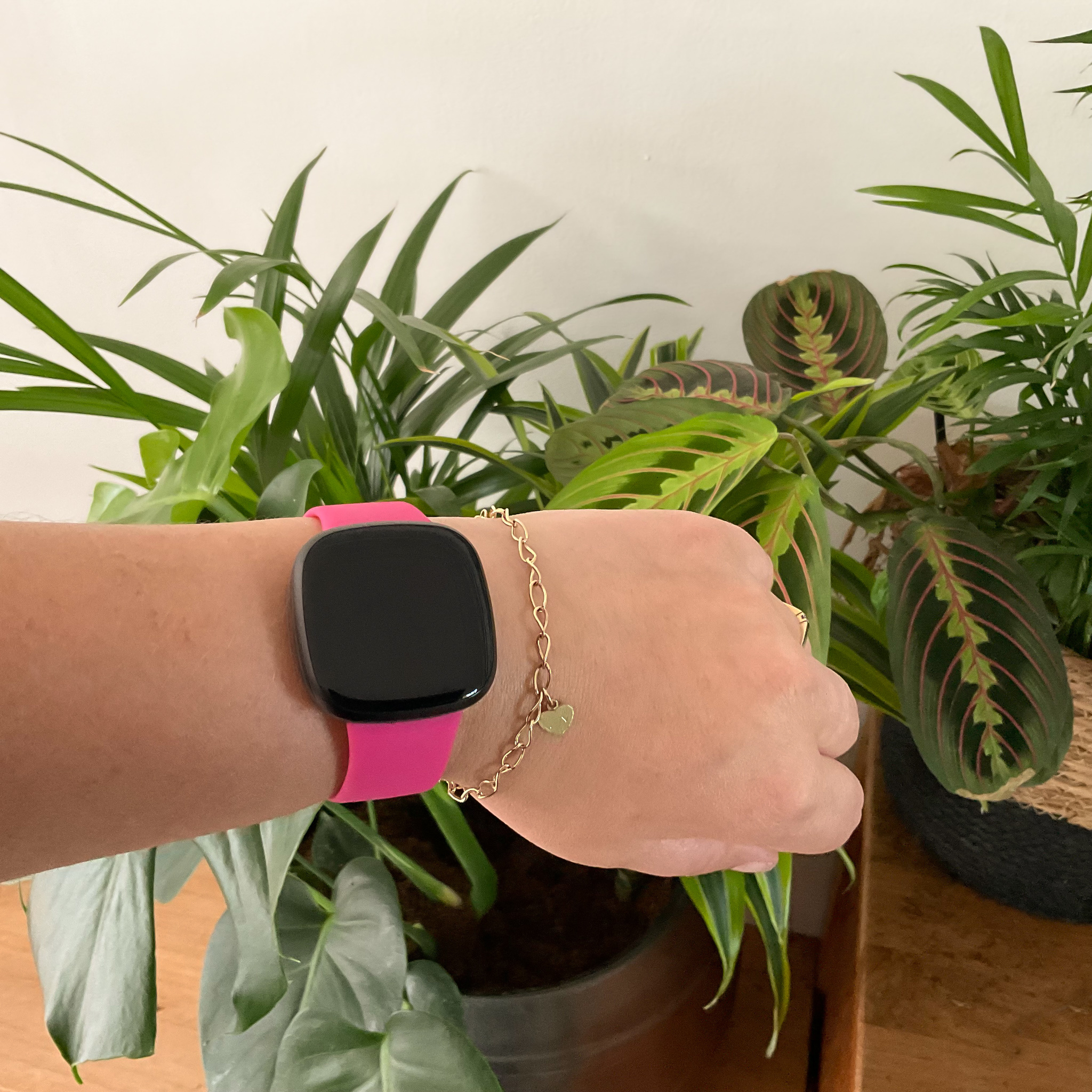 Fitbit Versa 3 / Sense sport band - rose roze