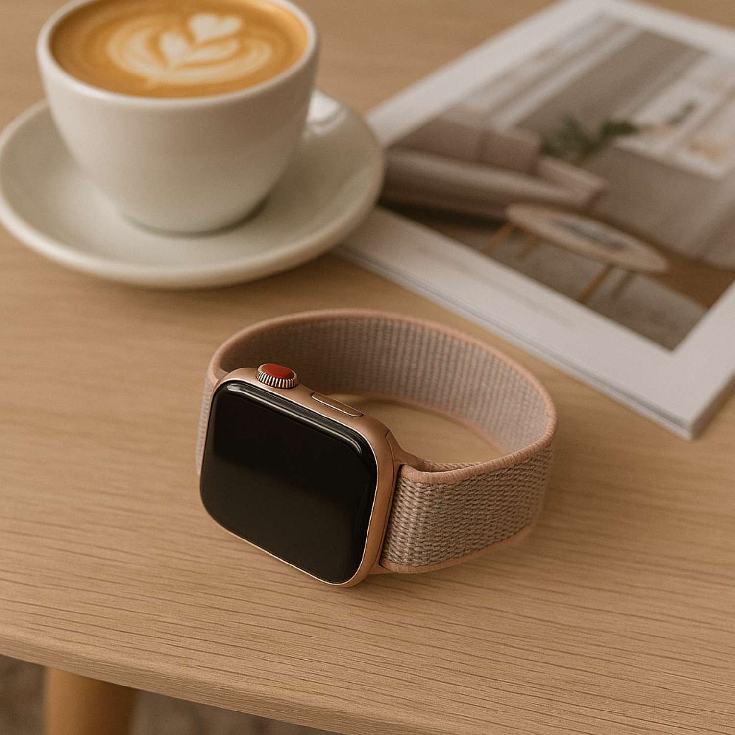 Apple-Watch-Nylon-geweven-sport-band-Pink-Sand-P7435110166156-123watches-sfeer2