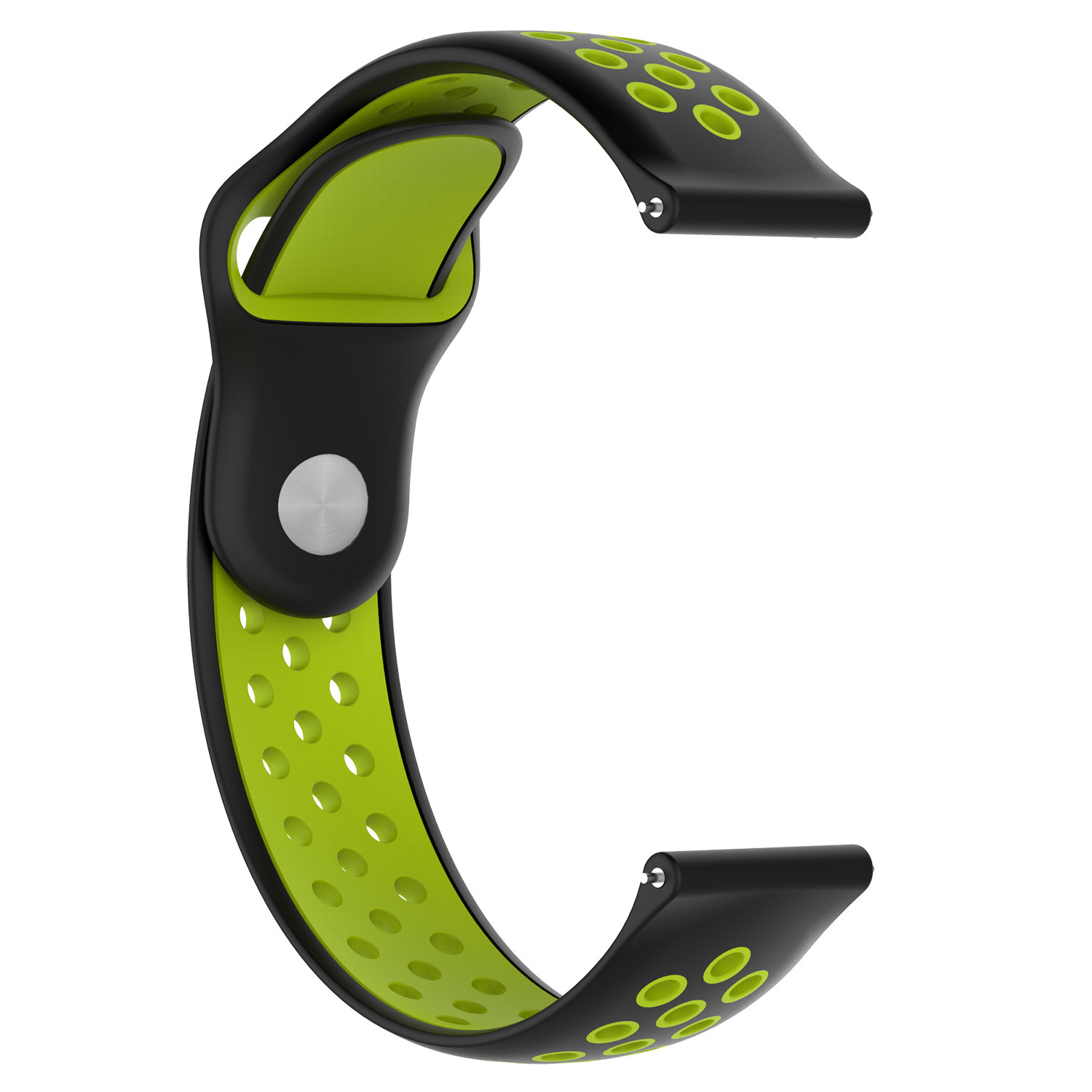 Polar Ignite dubbel sport band - zwart groen