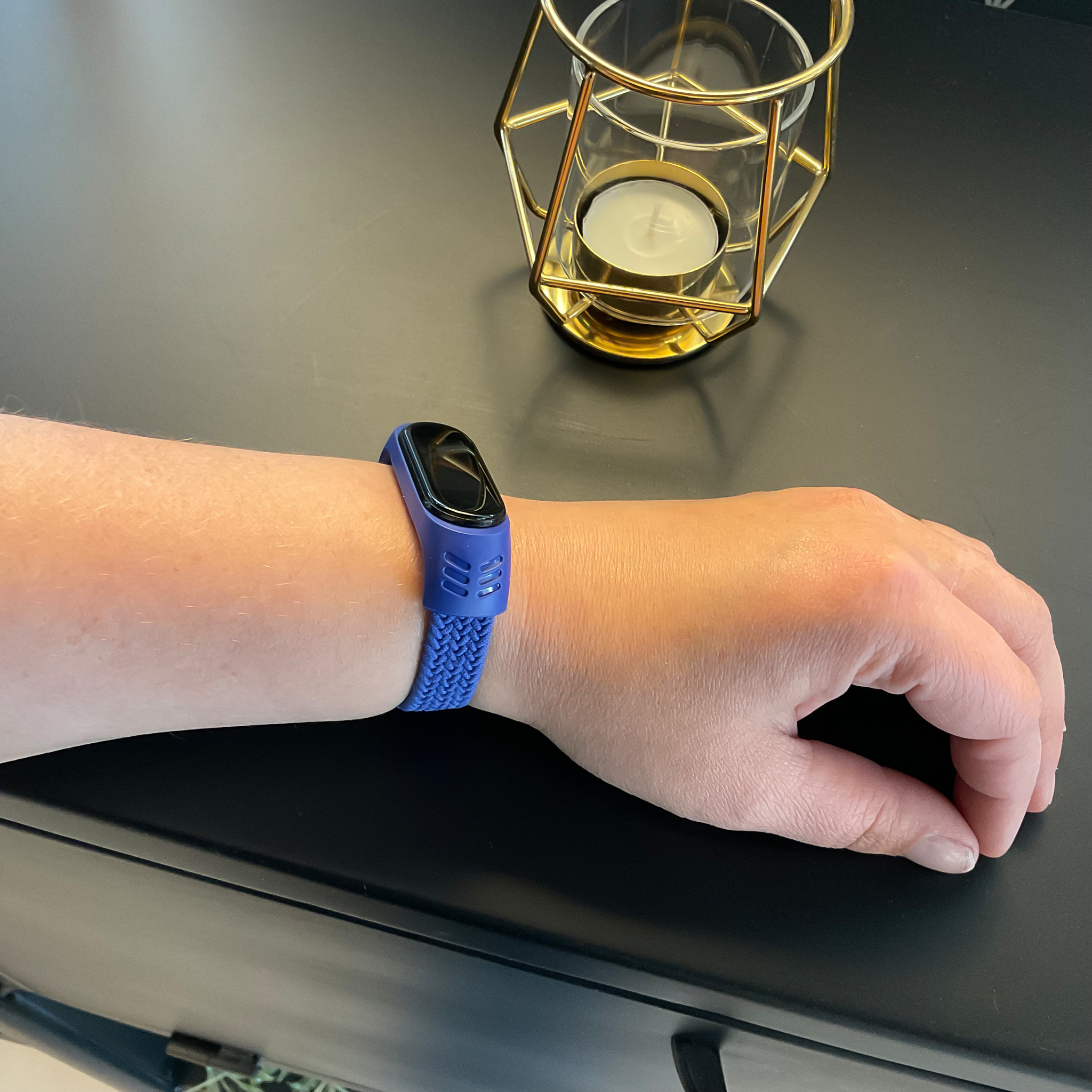 Xiaomi Mi 3/4/5/6 nylon gevlochten solo band - blauw