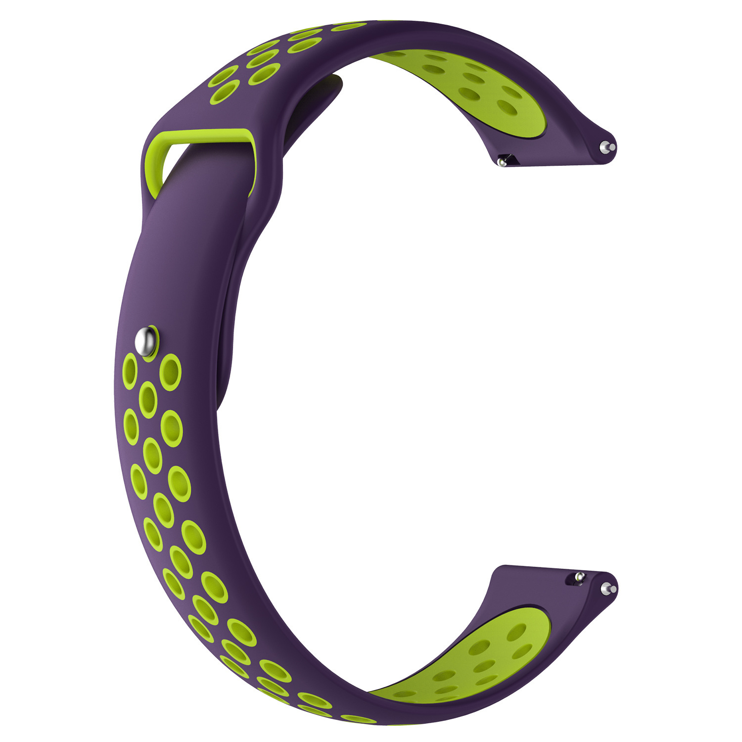 Polar Ignite dubbel sport band - paars groen