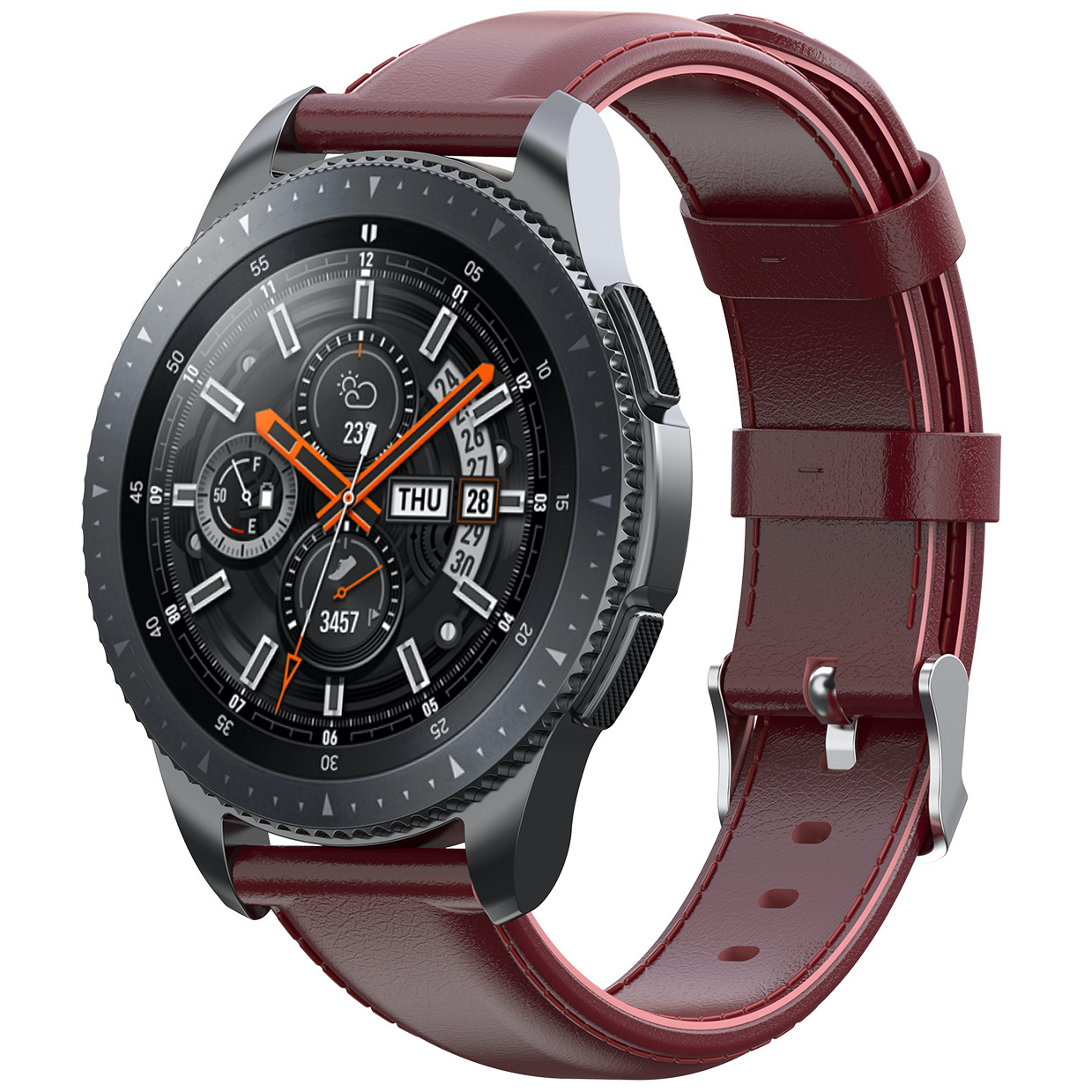 Huawei Watch GT leren band - wijn rood