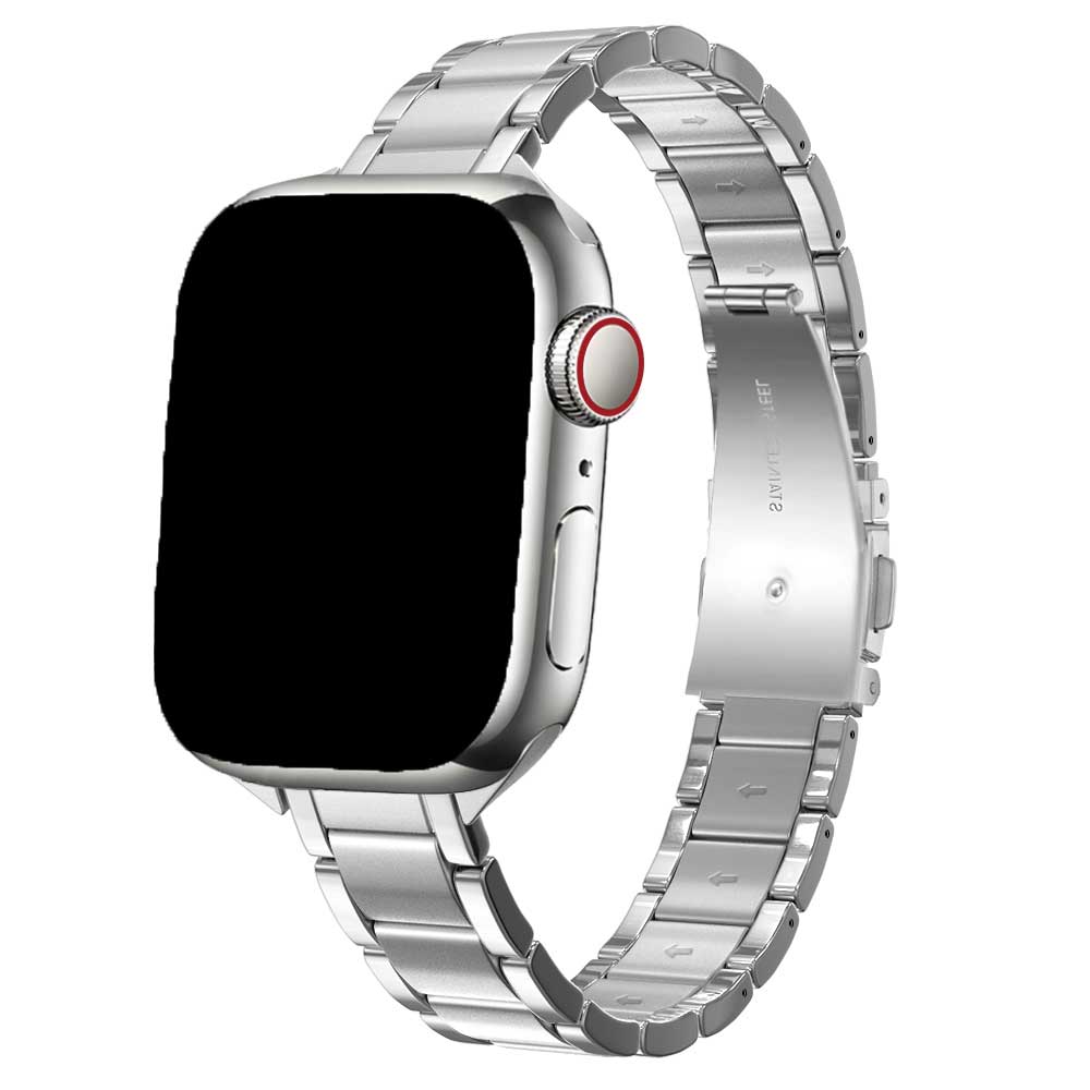 Apple-Watch-dunne-schakel-band-Noor-zilver-7440850199180-123watches-hoofdfoto