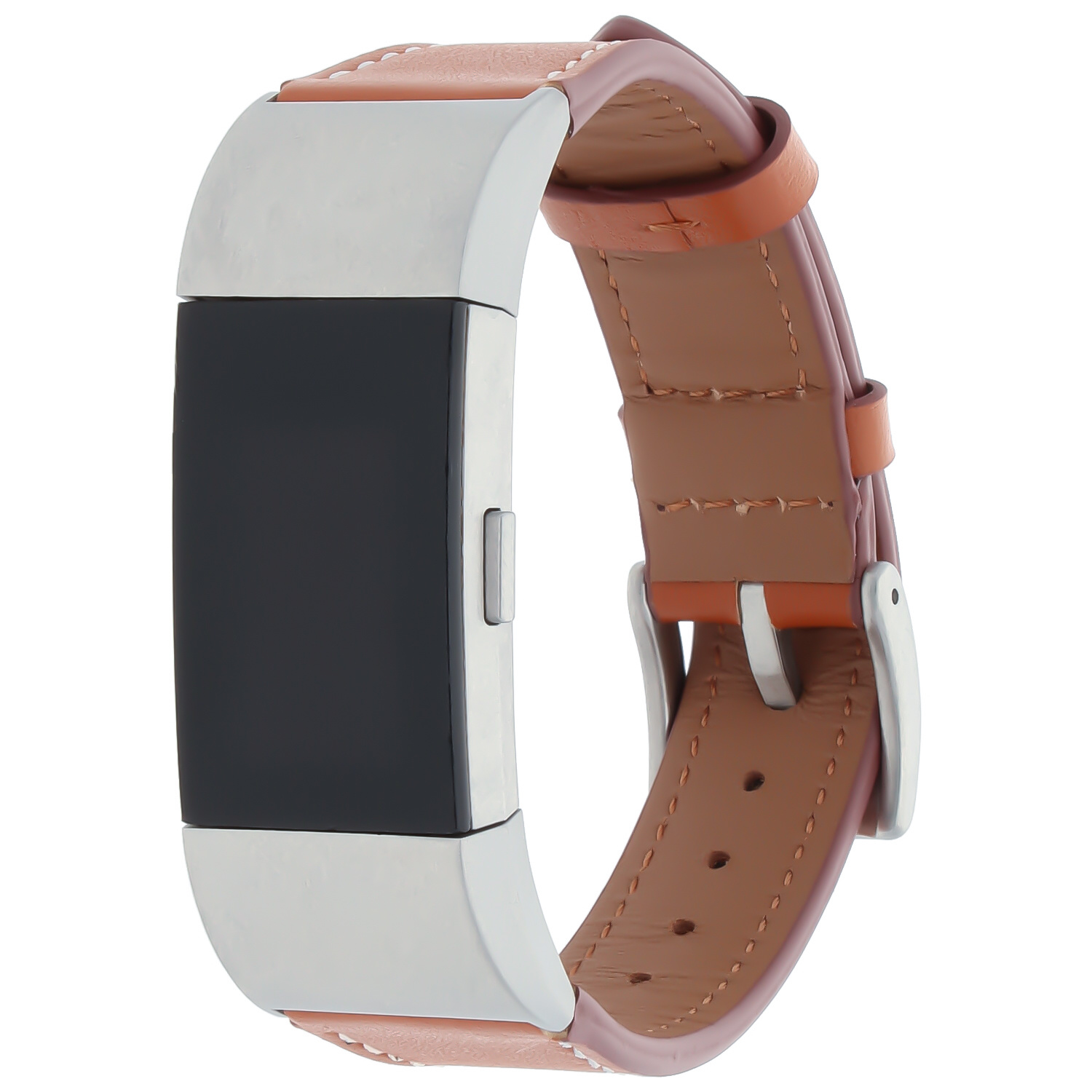 Fitbit Charge 2 premium leren band - bruin