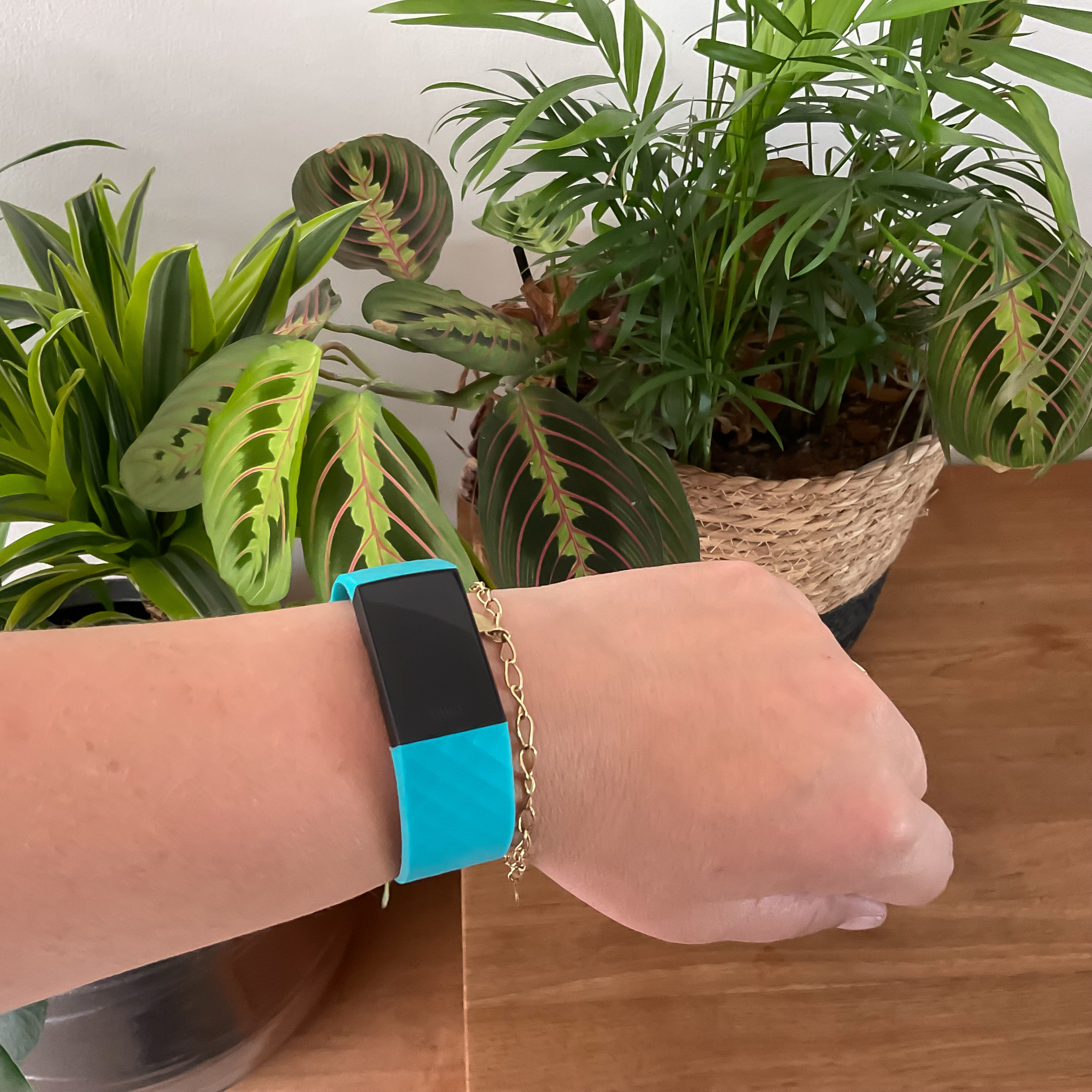 Fitbit Charge 3 & 4 sport wafel band - groenblauw Fitbit Charge 3 & 4 sport wafel band - groenblauw