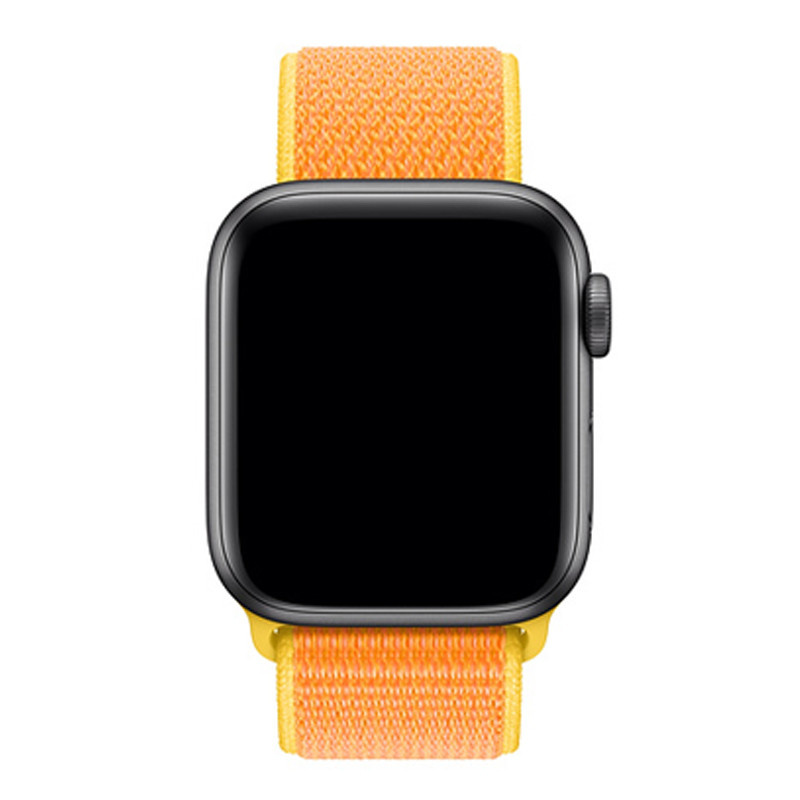 Apple Watch nylon geweven sport band  - kanariegeel Apple Watch nylon geweven sport band  - kanariegeel