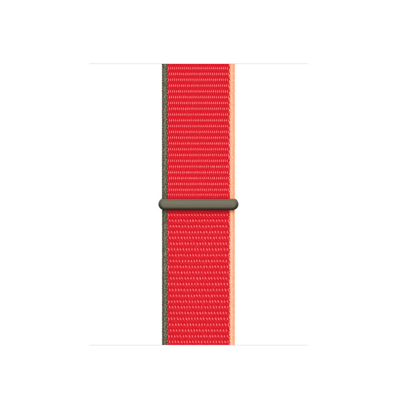 Apple Watch nylon geweven sport band  - aardbei