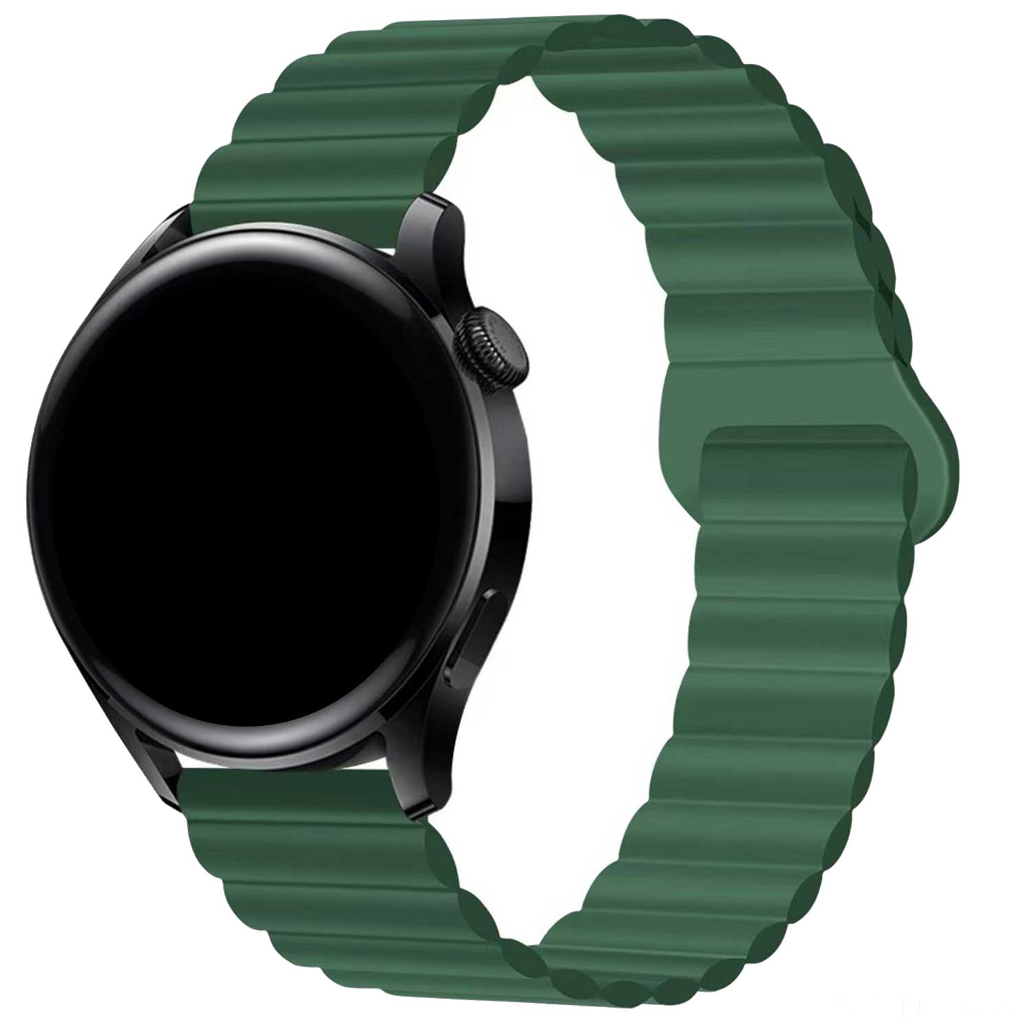 Samsung Galaxy Watch 7 magnetische siliconen band - groen