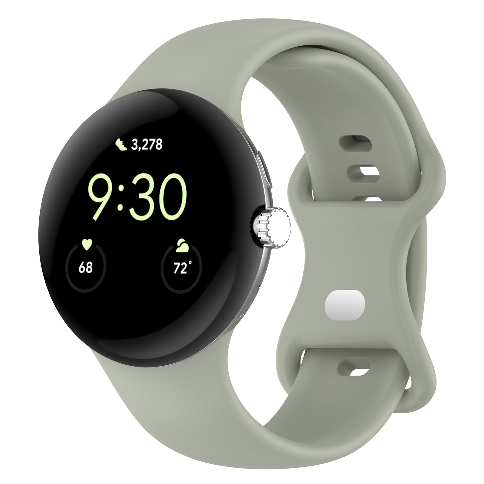 Google Pixel Watch sport band - groen