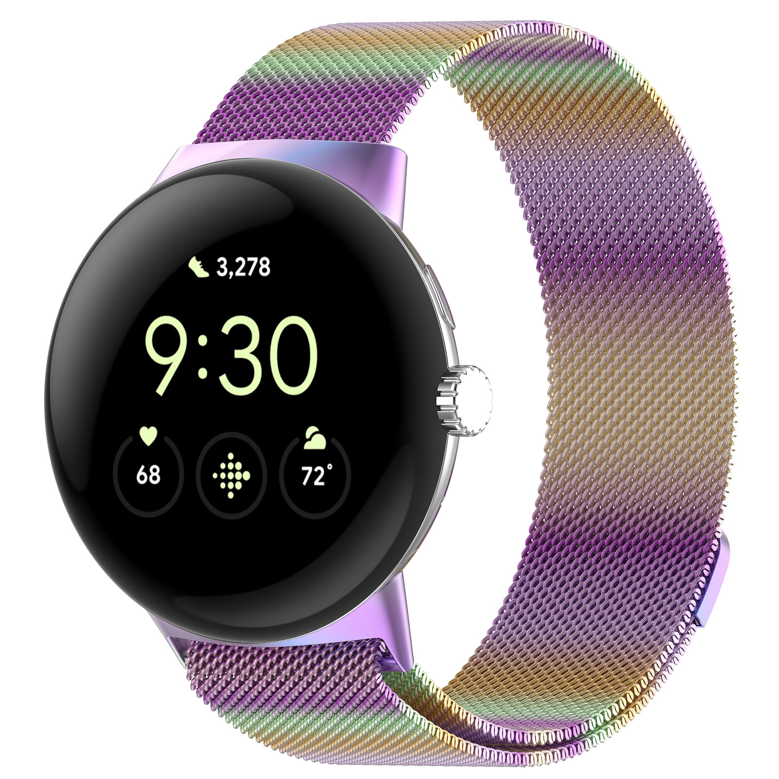 Google Pixel Watch milanese band - kleurrijk
