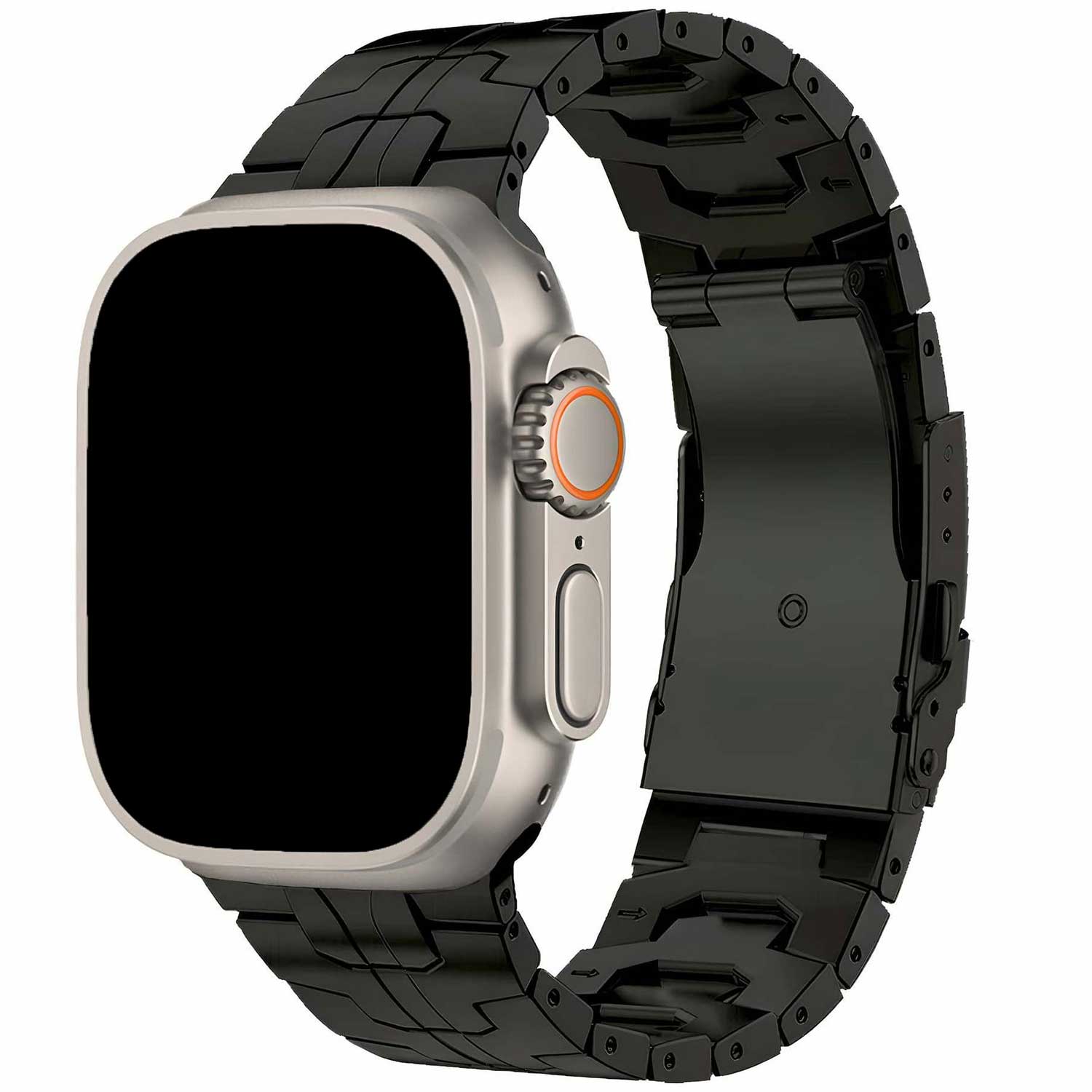 Apple-Watch-stalen-schakel-band-Ted-zwart-7440850198190-123watches-hoofdfoto