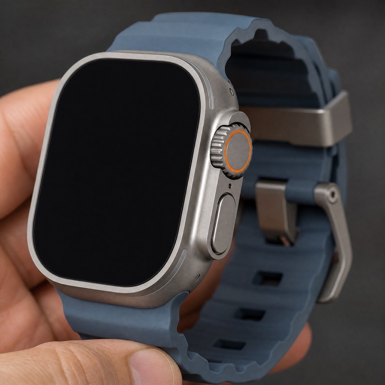 Apple Watch siliconen Ranger band - blauw