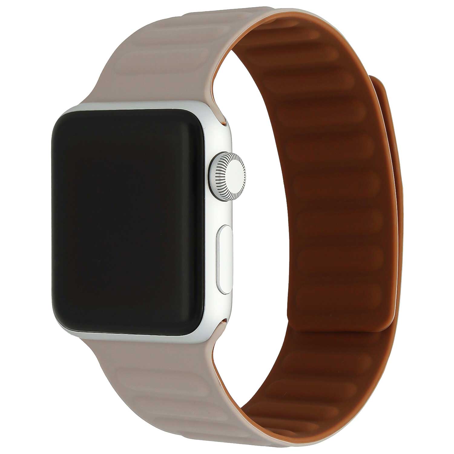 Apple-Watch-ribbel-solo-sport-band-khaki-7440850056063-123watches-hoofdfoto