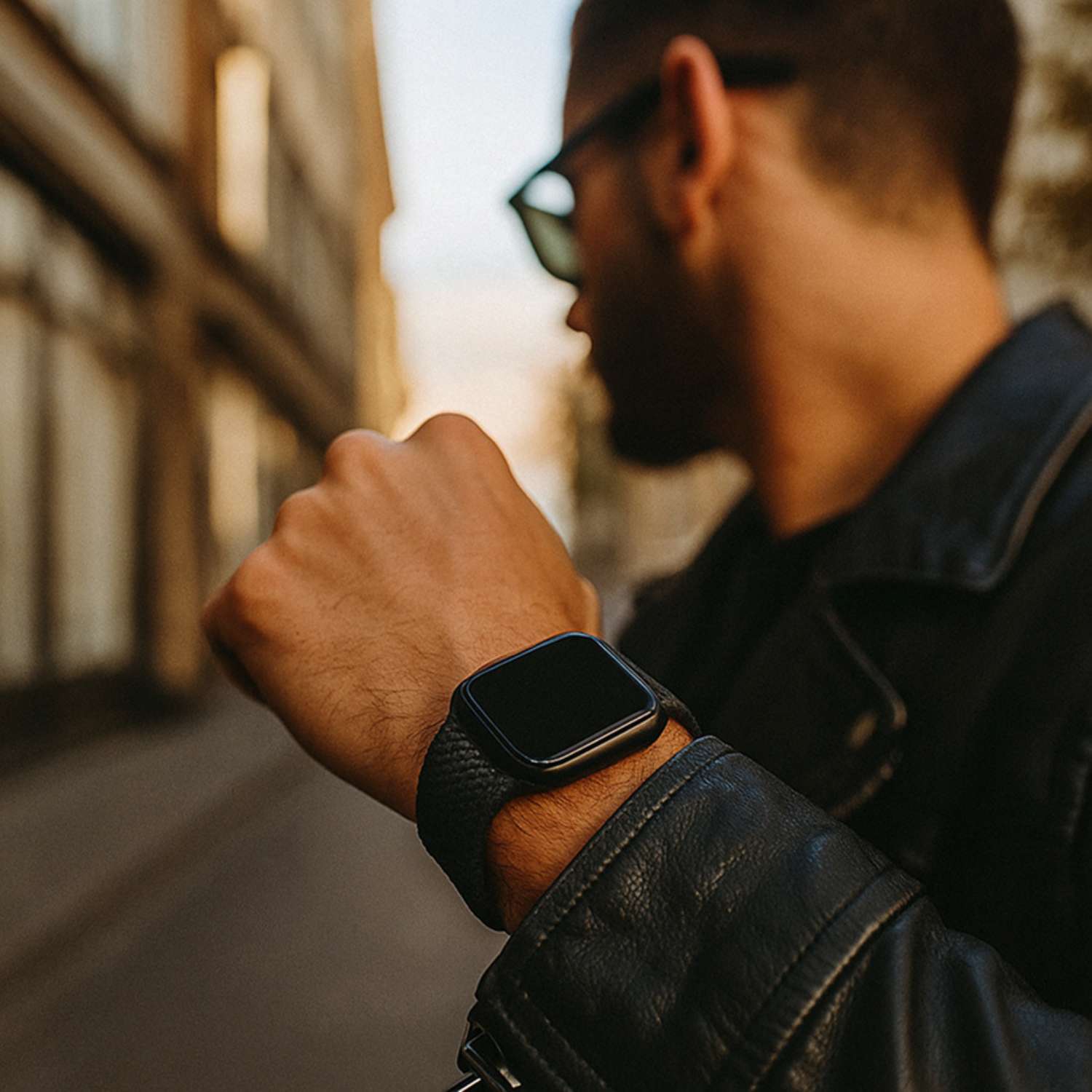 Apple-Watch-nylon-gevlochten-gesp-Weavy-band-zwart-7440850324308-123watches-1