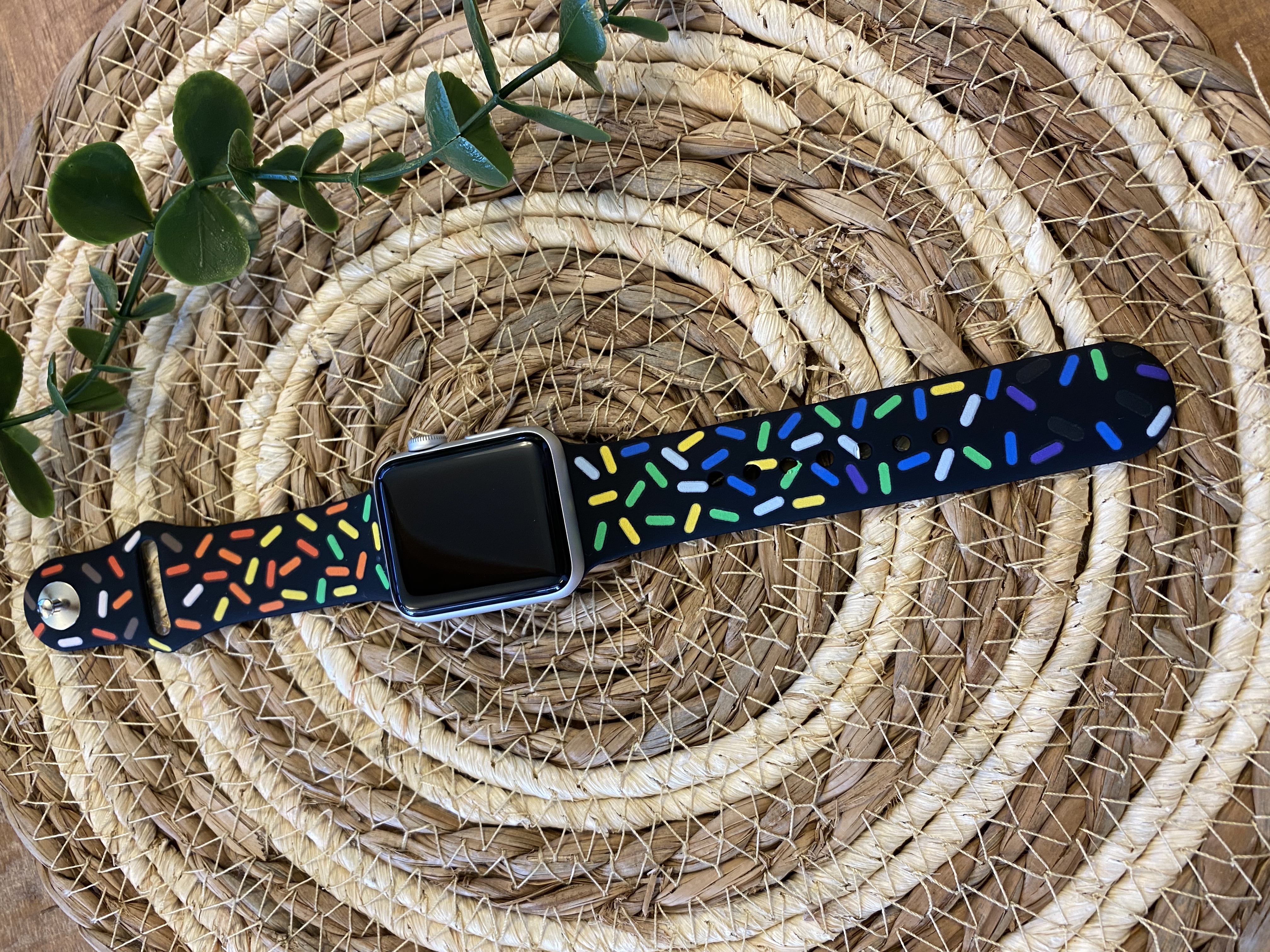 Apple Watch pride sport band - zwart
