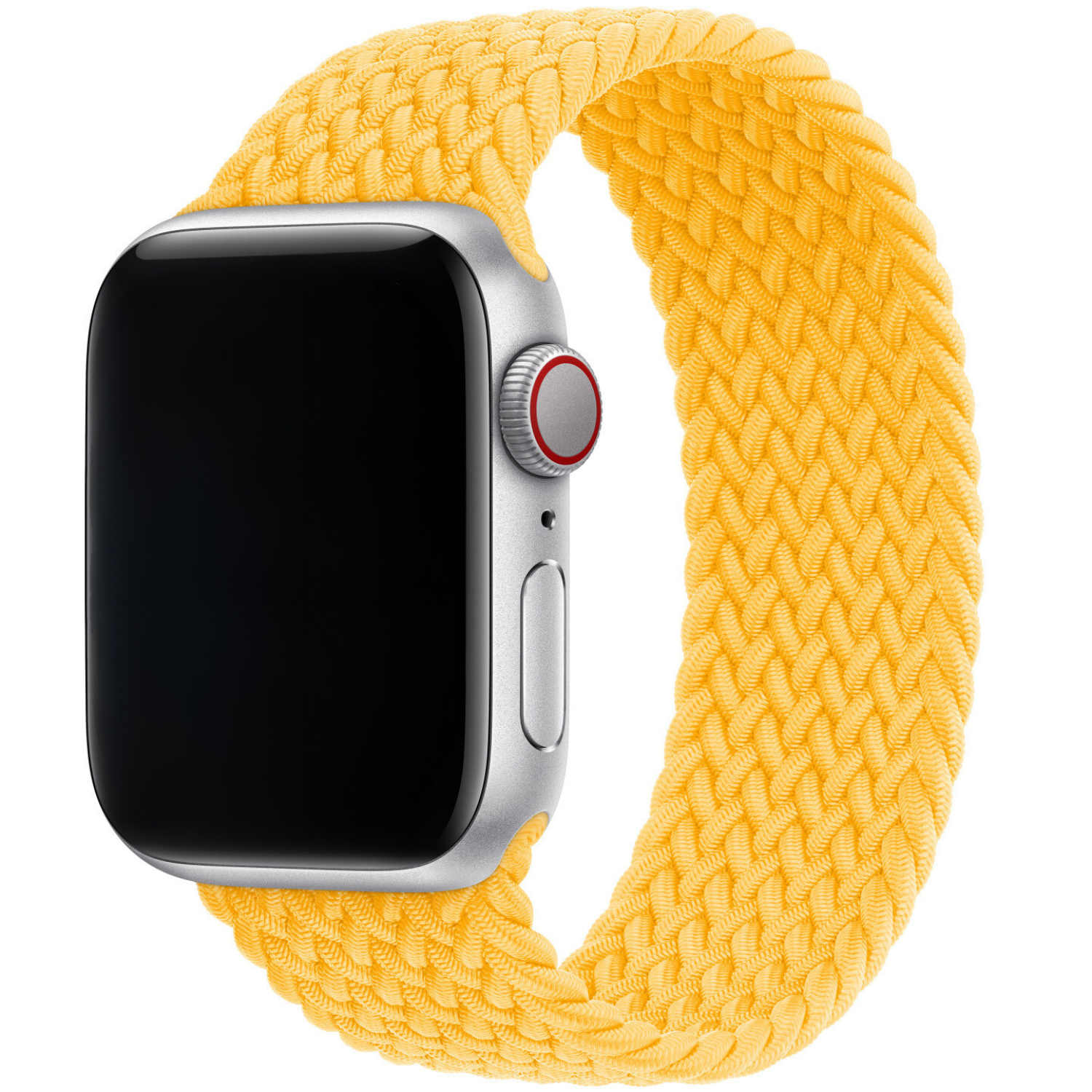 Apple Watch nylon gevlochten solo band - zonnig geel