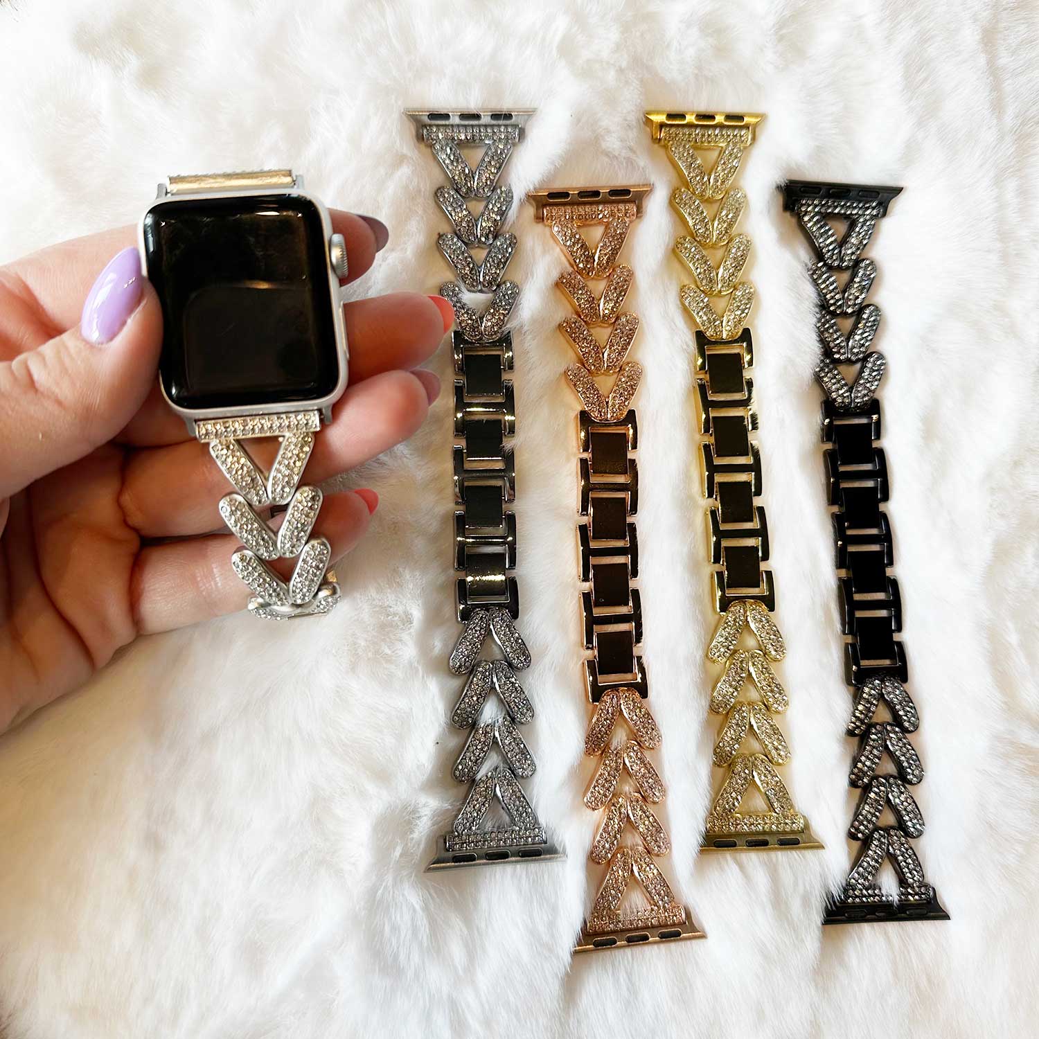 Apple-Watch-hart-stalen-schakel-band-Faye-rose-goud-7440850188115-123watches-sfeer3