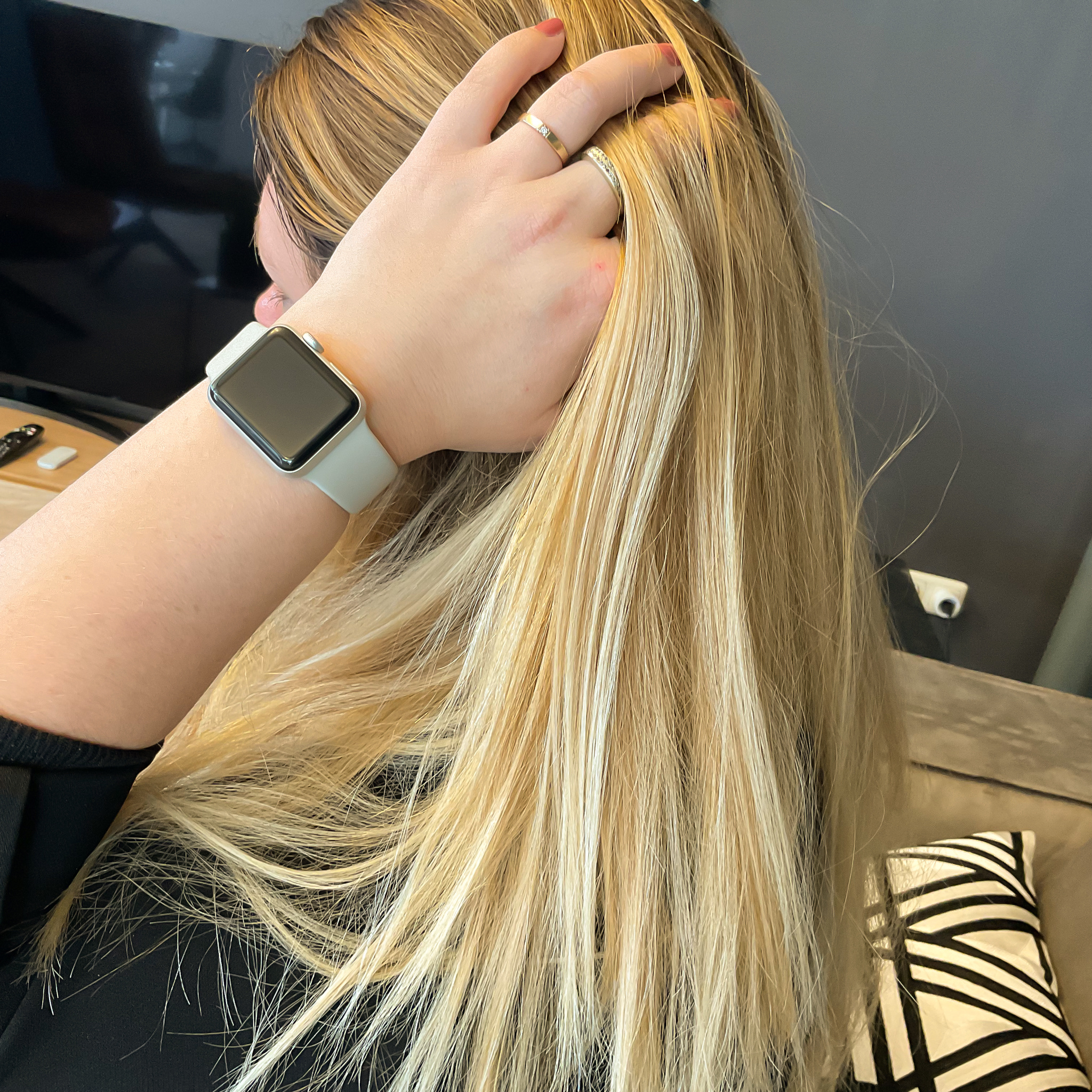 Apple Watch sport band - lichtgrijs