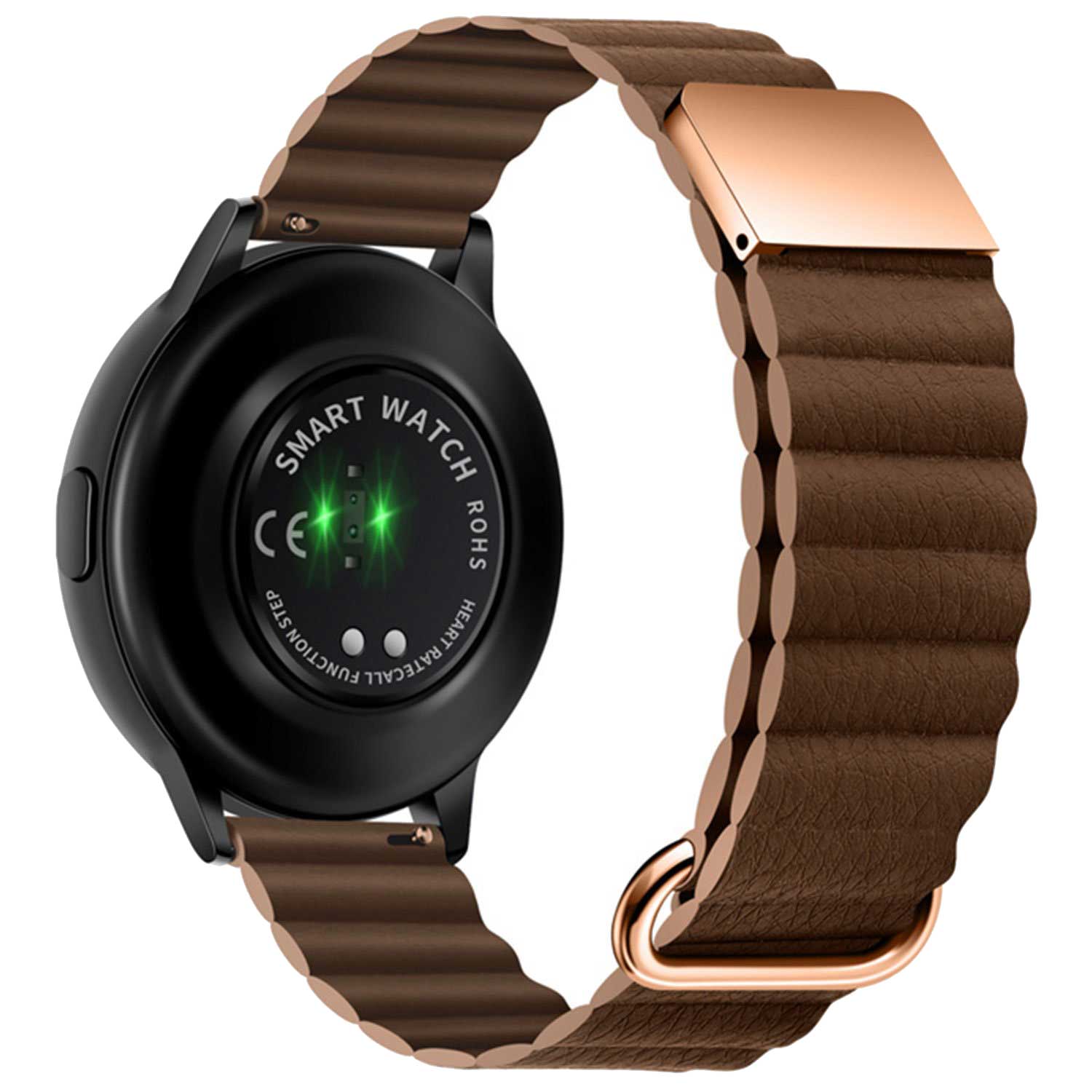 Samsung Galaxy Watch 6 magnetische leren band - bruin