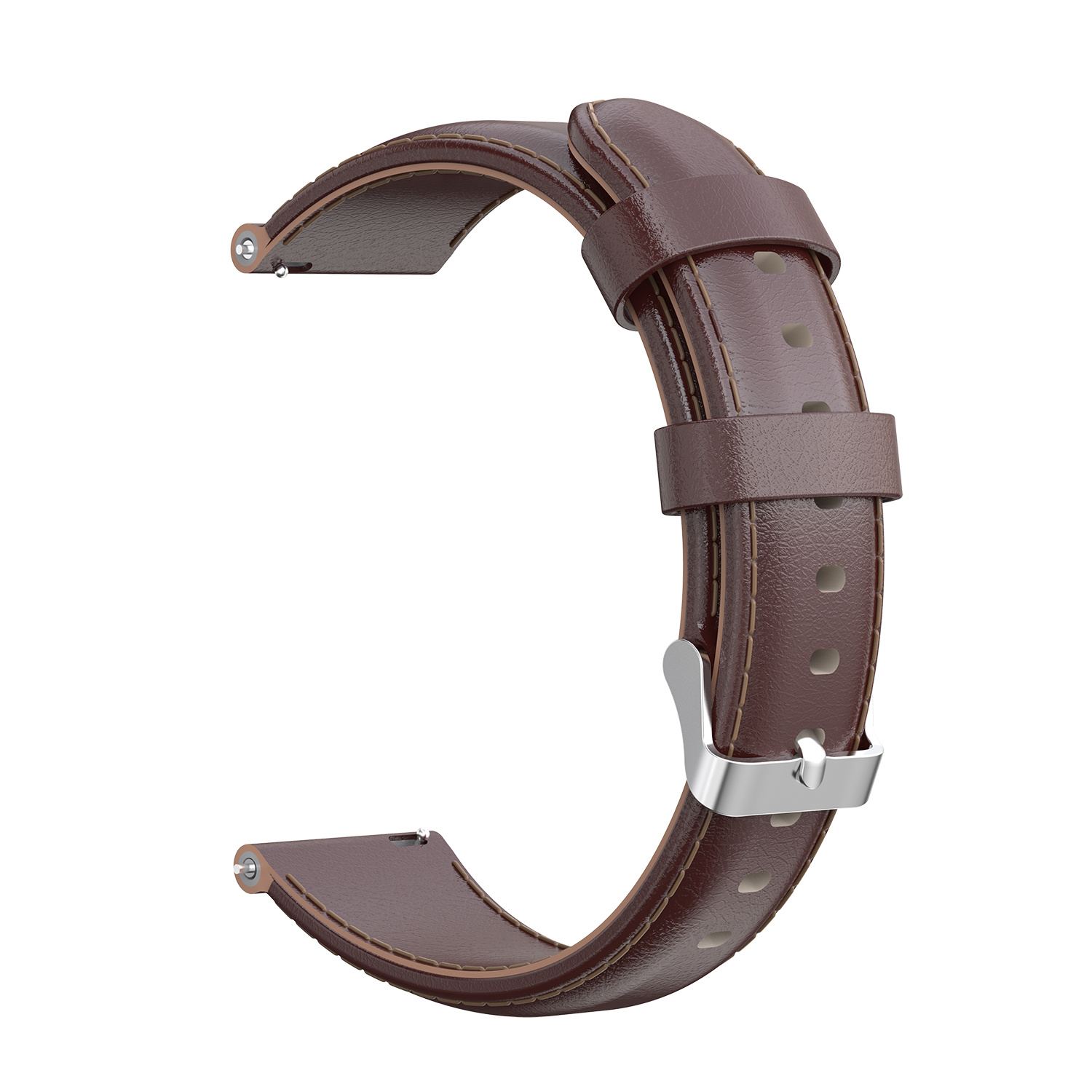 Garmin Vivoactive / Vivomove leren band - lichtbruin