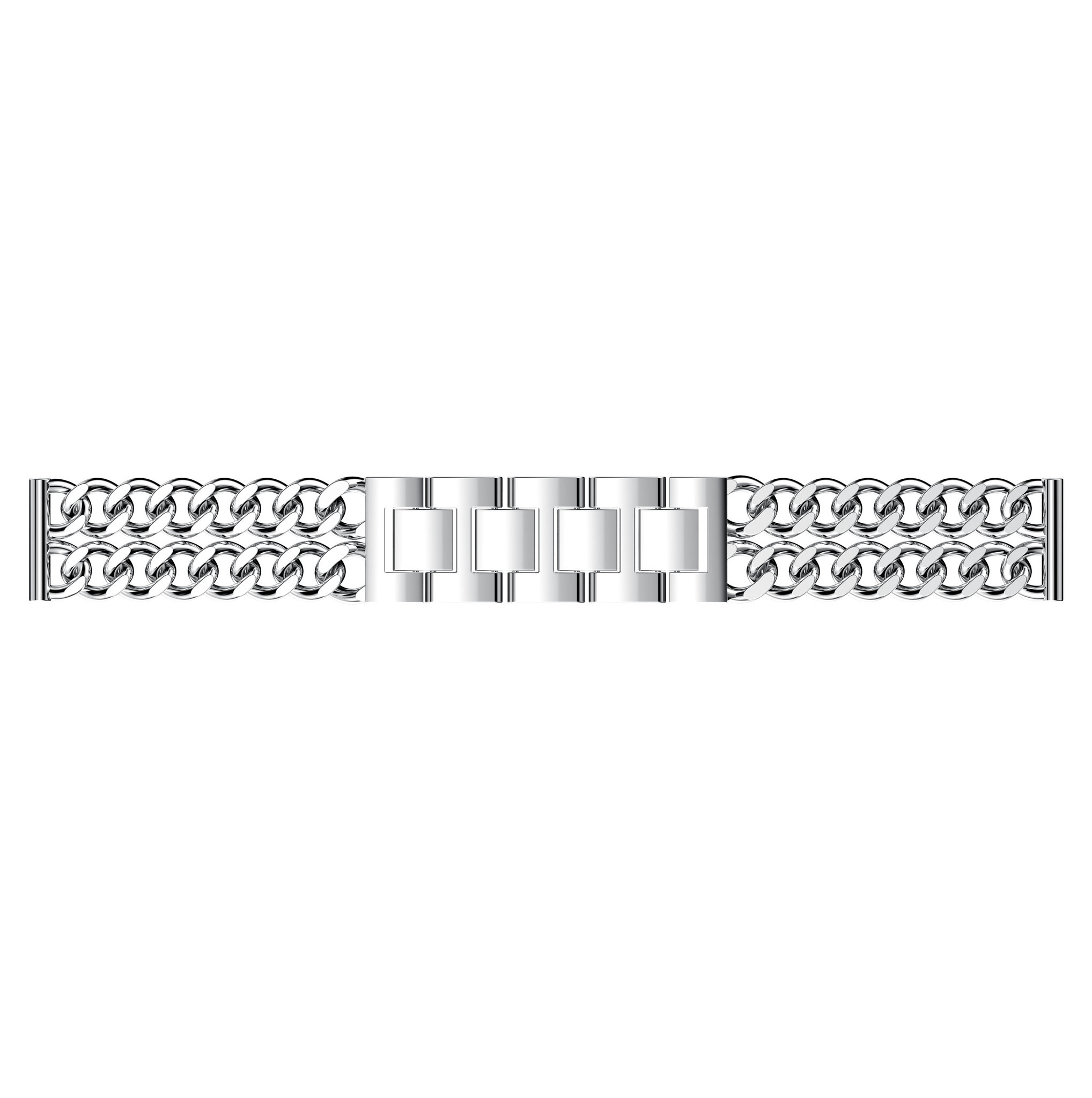 Huawei GT cowboy stalen schakel band - zilver