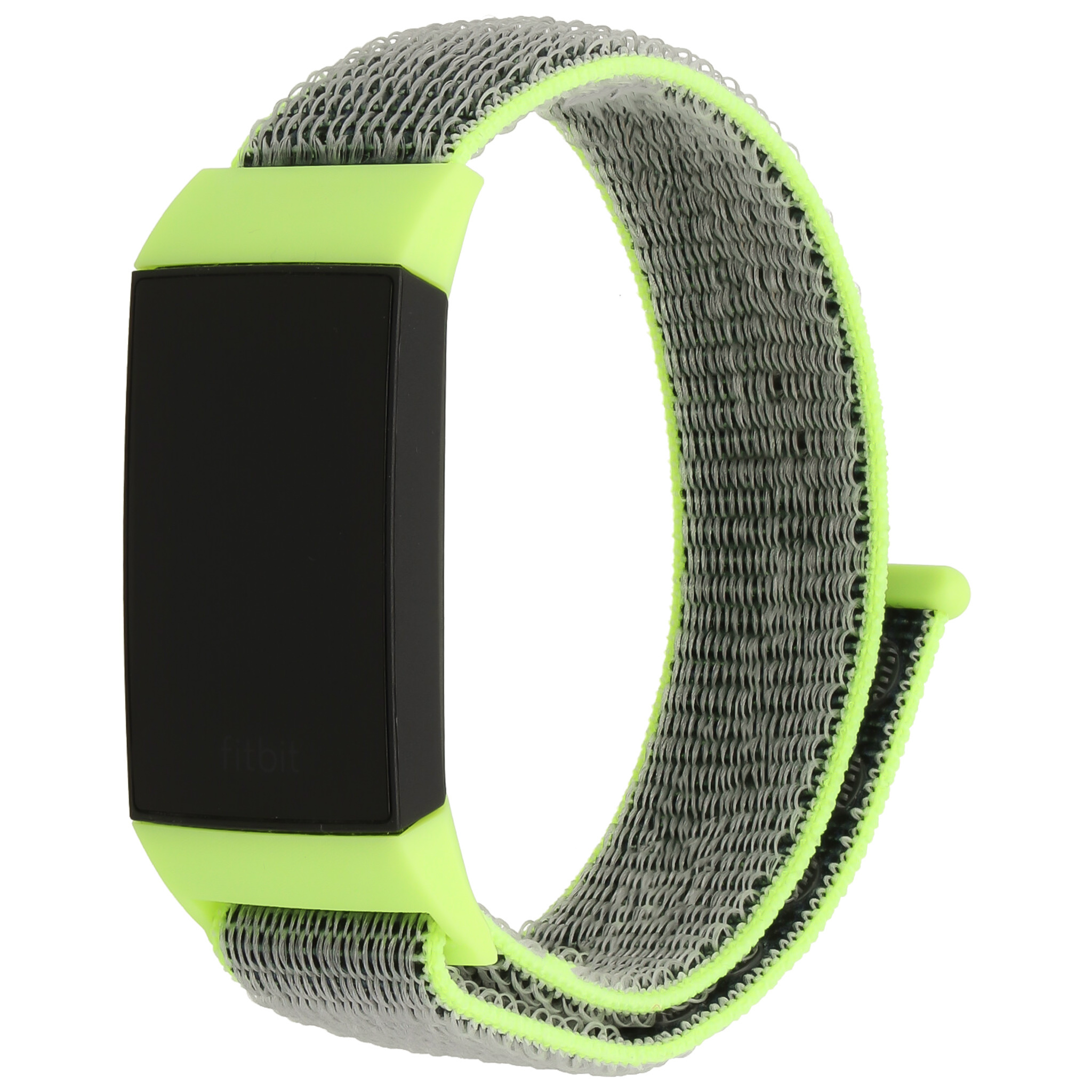 Fitbit Charge 3 & 4 nylon band - fel geel