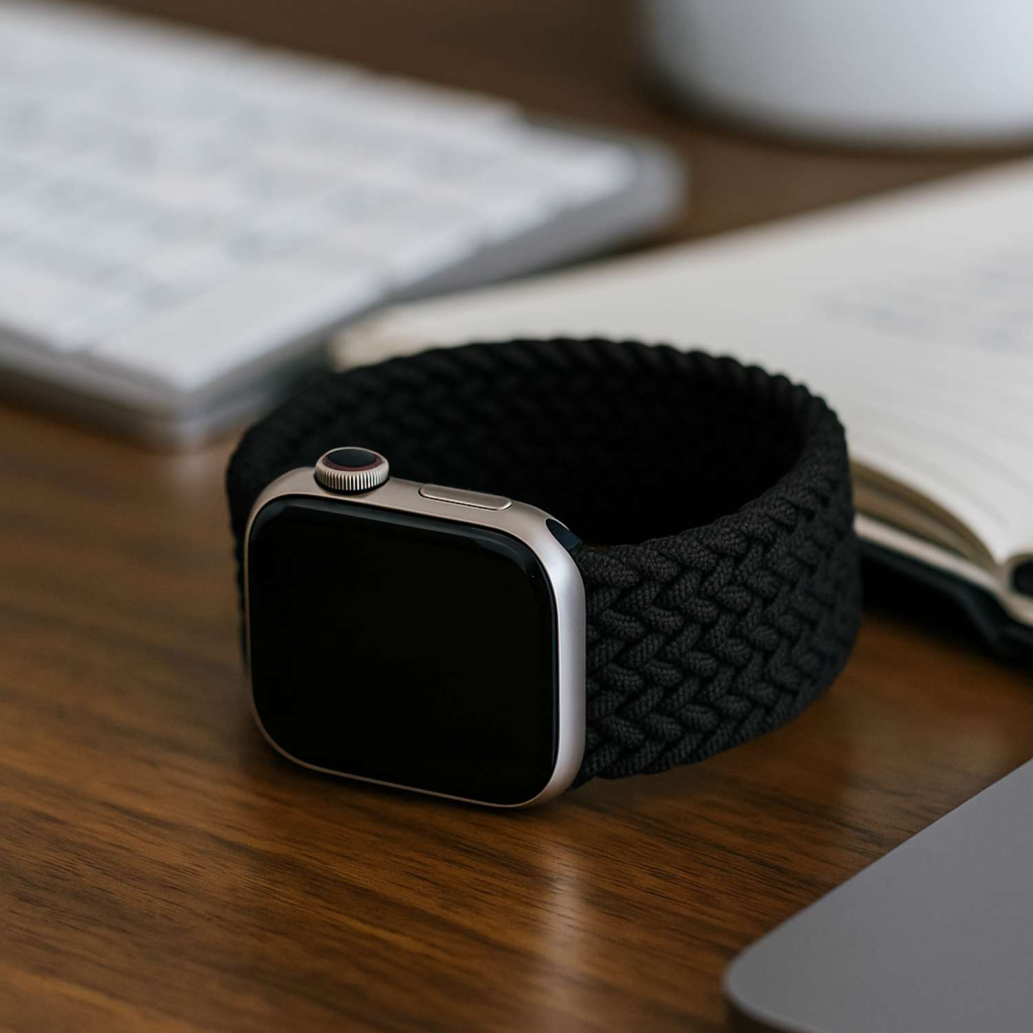 Apple-Watch-nylon-gevlochten-solo-band-zwart-7440849895888-sfeer-3