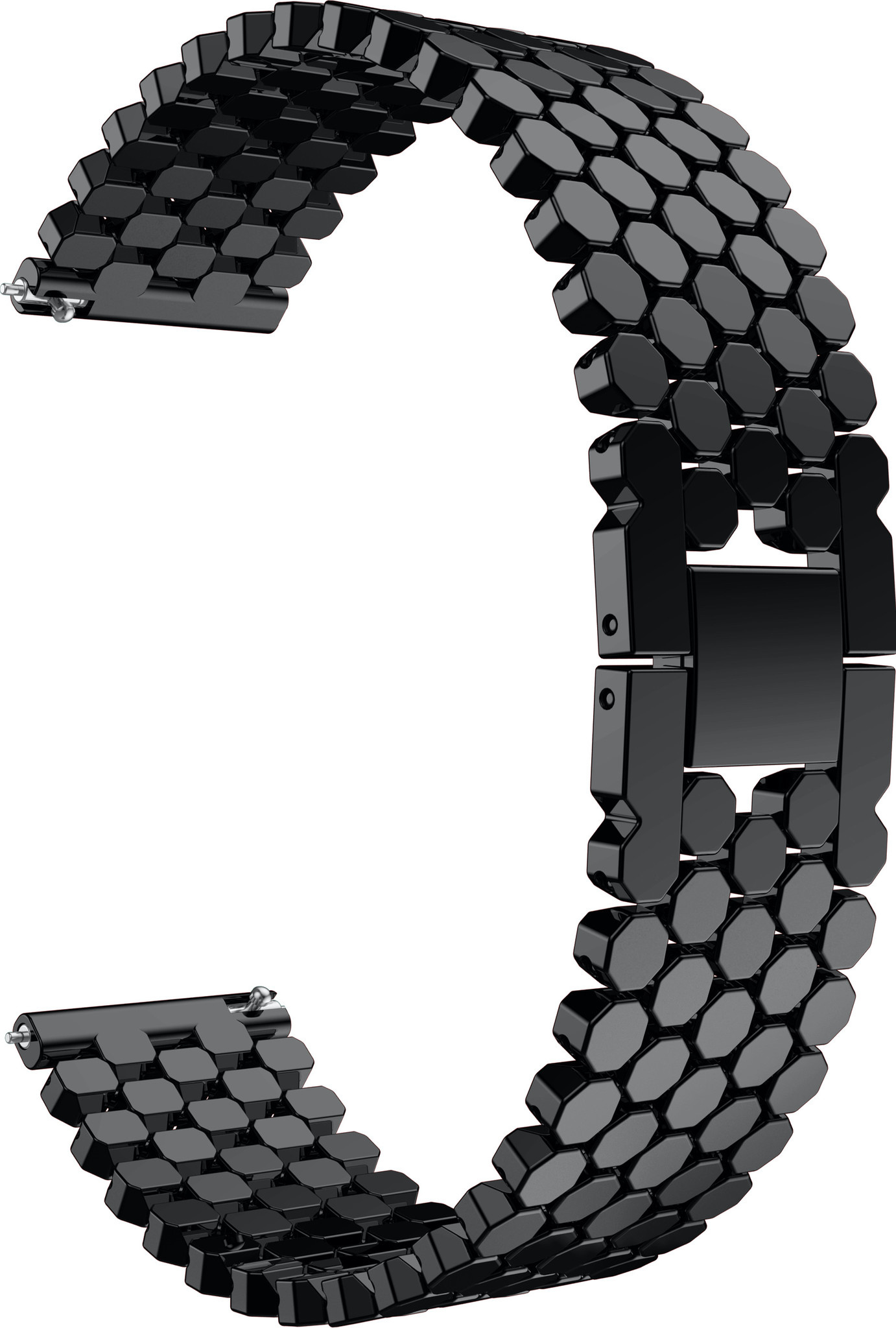 Polar Vantage M / Grit X vis stalen schakel band - zwart