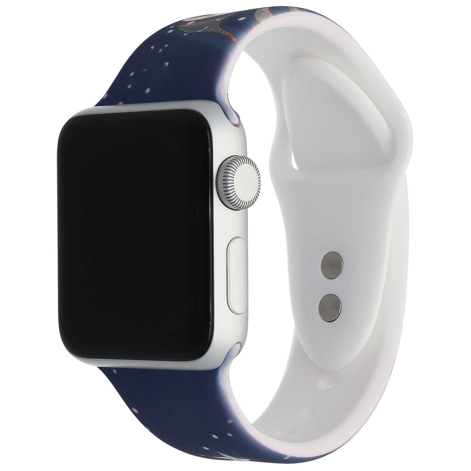 Apple-Watch-print-sport-band-kerst-sneeuwpop-blauw-7440849995960-123watches-hoofdfoto