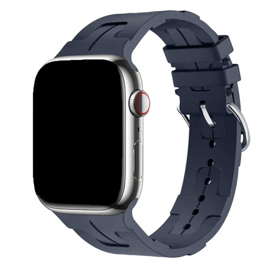 Apple Watch sport Hermès kilim single tour gesp - middernacht