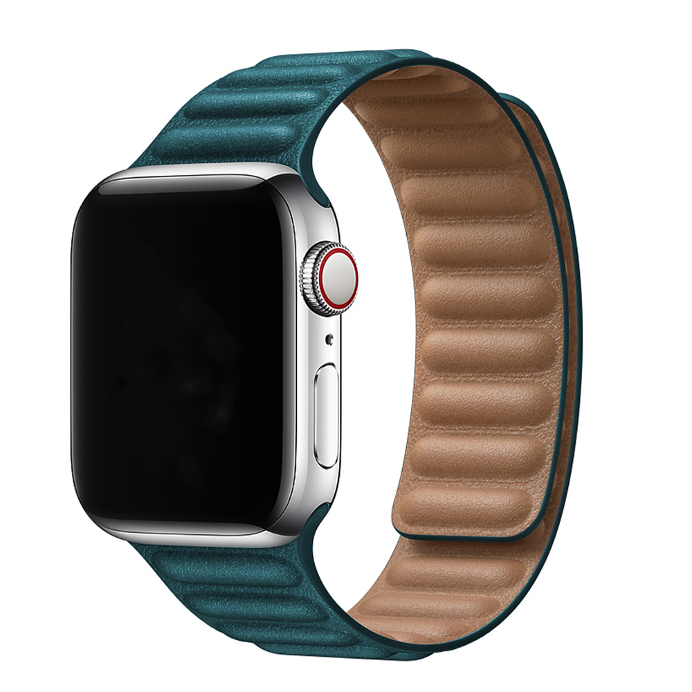 Apple Watch leren solo band - malachiet groen