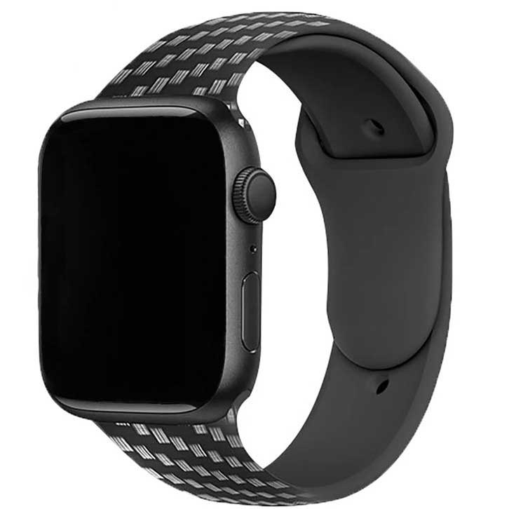 Apple-Watch-print-sport-band-carbon-fiber-7440850087050-123watches-hoofdfoto