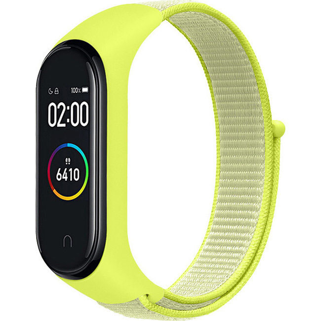 Xiaomi Mi 3/4/5/6 nylon sport loop band - geel