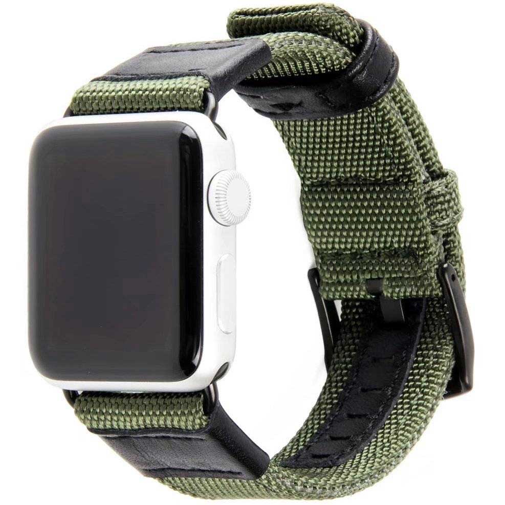 Apple-Watch-nylon-military-band-groen-7435110196146-123watches-hoofdfoto