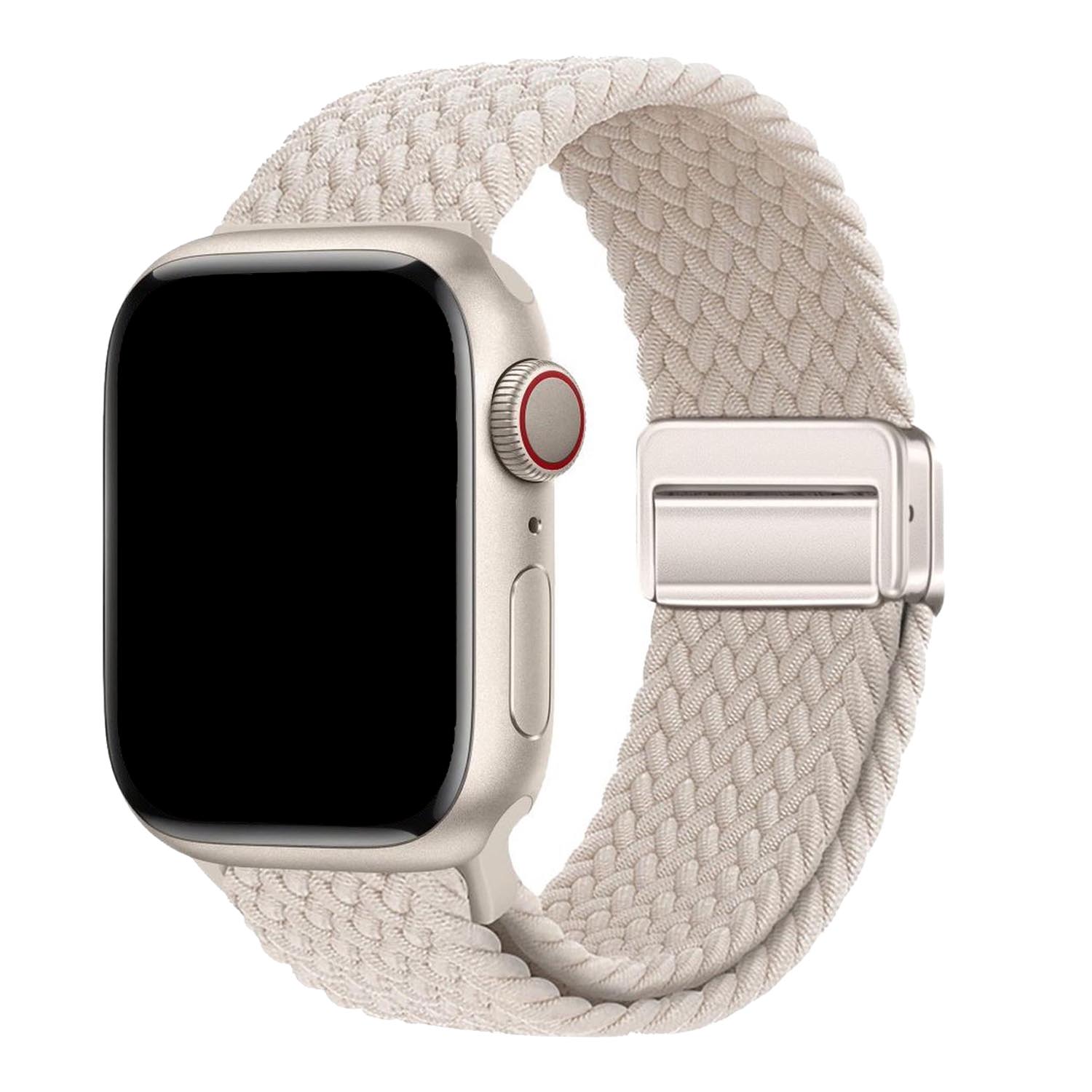 Apple Watch bandje Zyra - nylon - sterrenlicht
