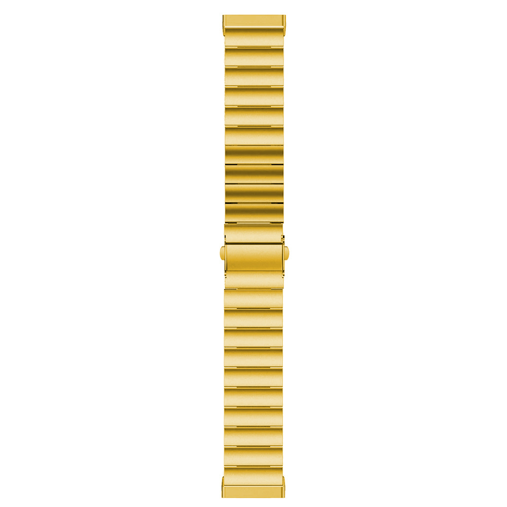 Fitbit Versa 3 / Sense stalen schakel band - goud