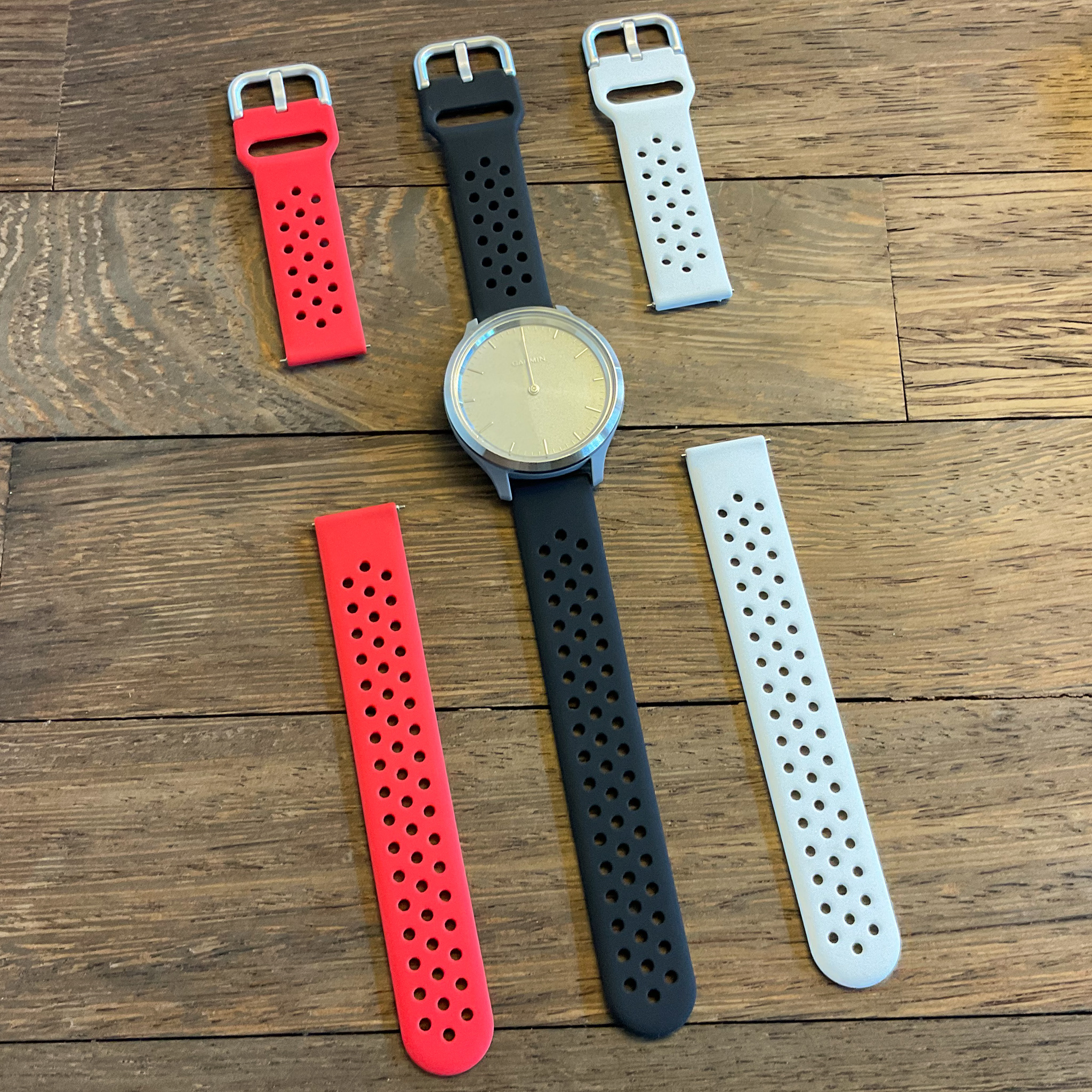 Garmin Vivoactive / Vivomove sport dubbel gesp band - zwart