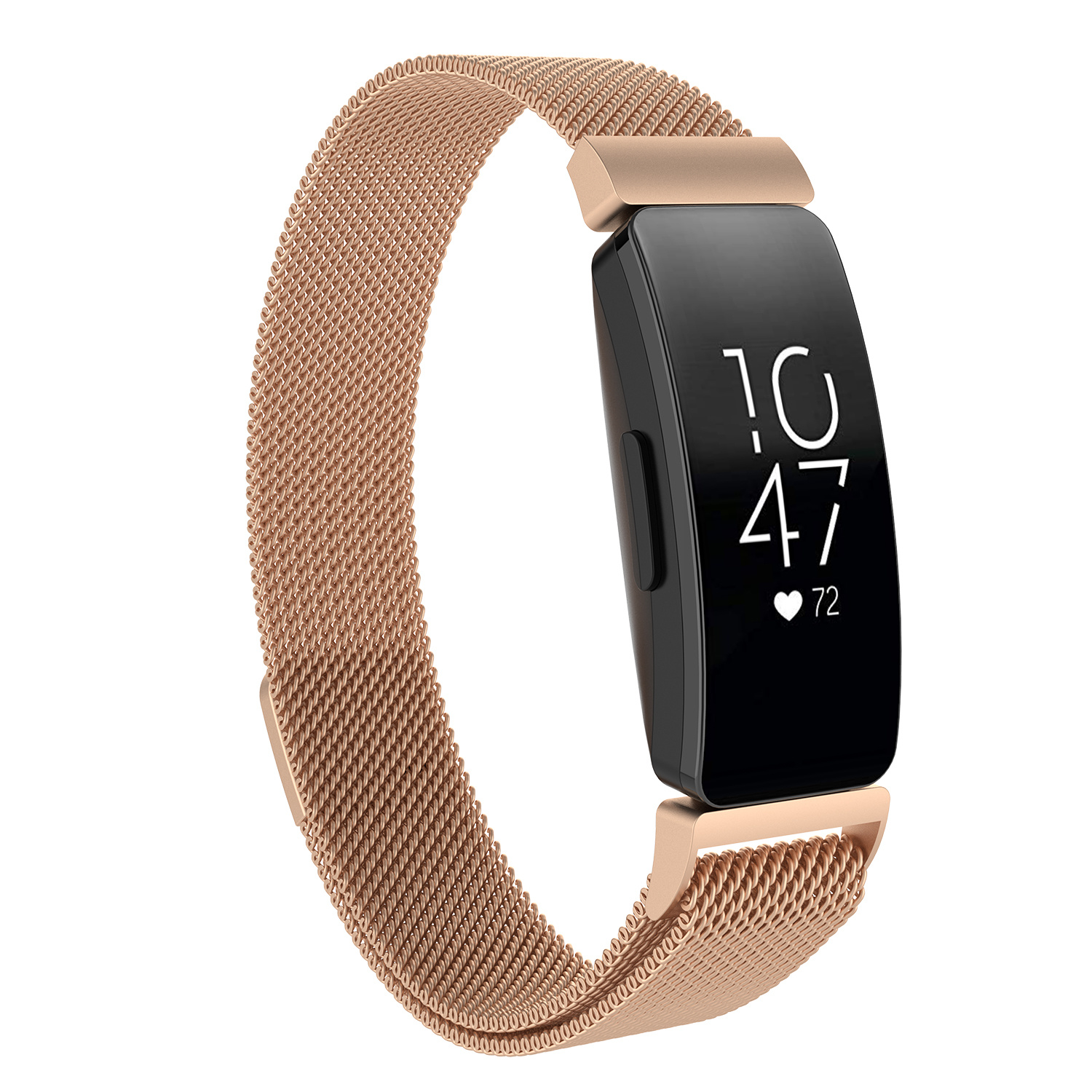 Fitbit Inspire milanese band - rose goud