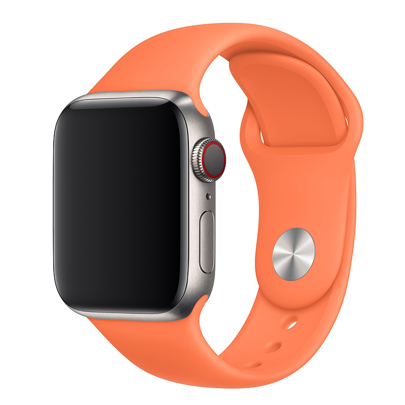 Apple Watch sport band - kumquat