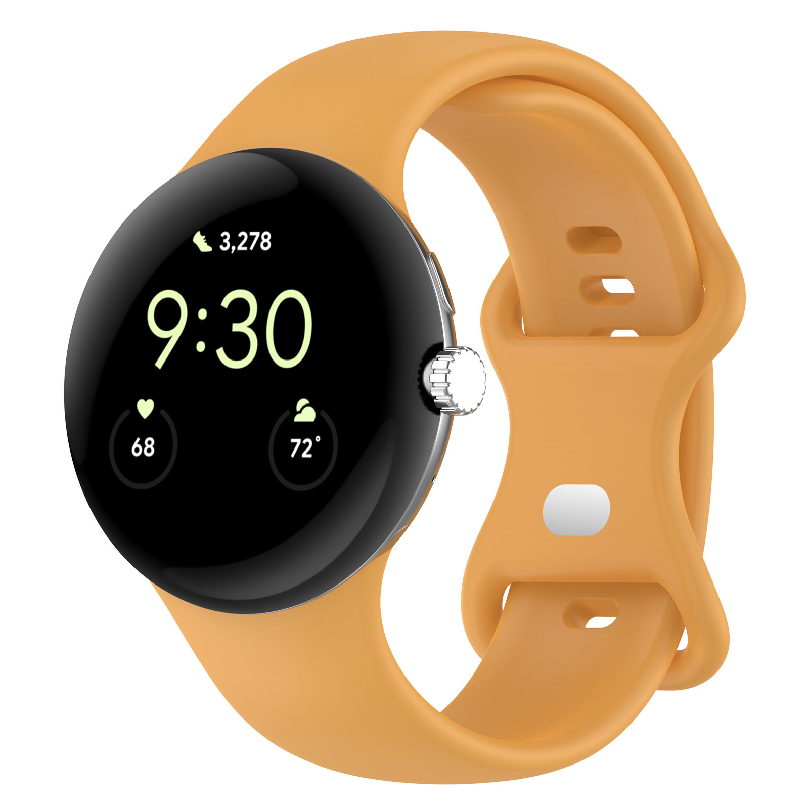 Google Pixel Watch sport band - geel