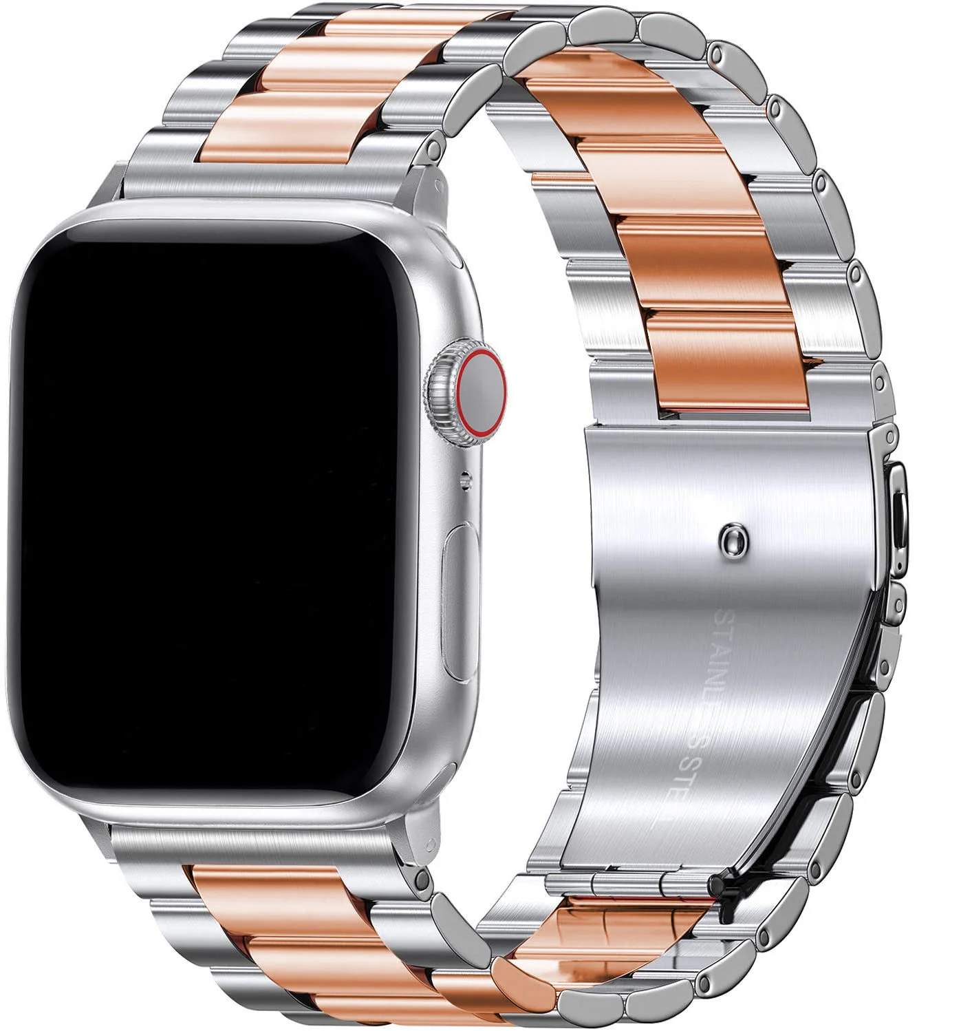 Apple watch 2025 met stalen band