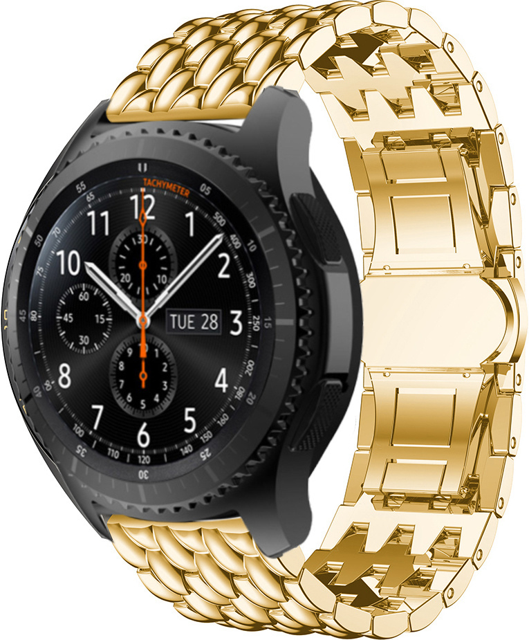 Huawei GT draak stalen schakel band - goud